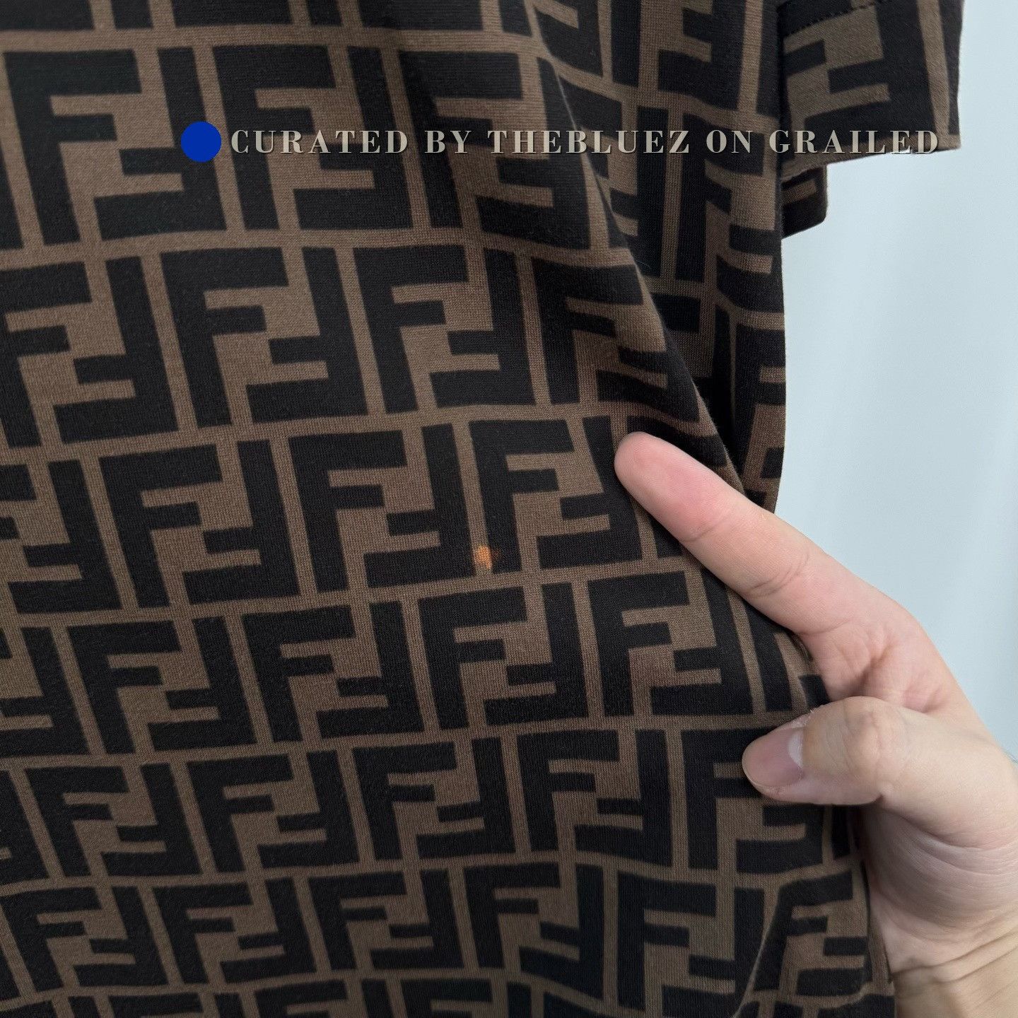 Fendi Fendi Double F Monogram Short Sleeve Size US XL / EU 56 / 4 - 5 Thumbnail
