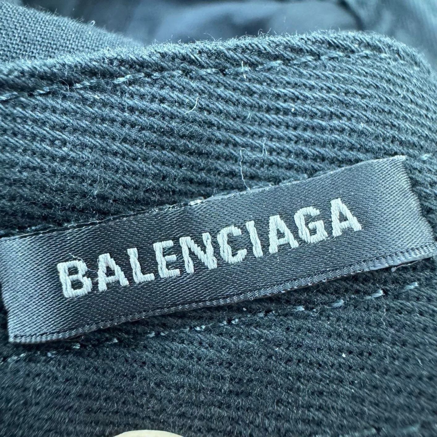 Balenciaga Balenciaga Washed Distressed Embroidered Logo Cap Size ONE SIZE - 6 Thumbnail