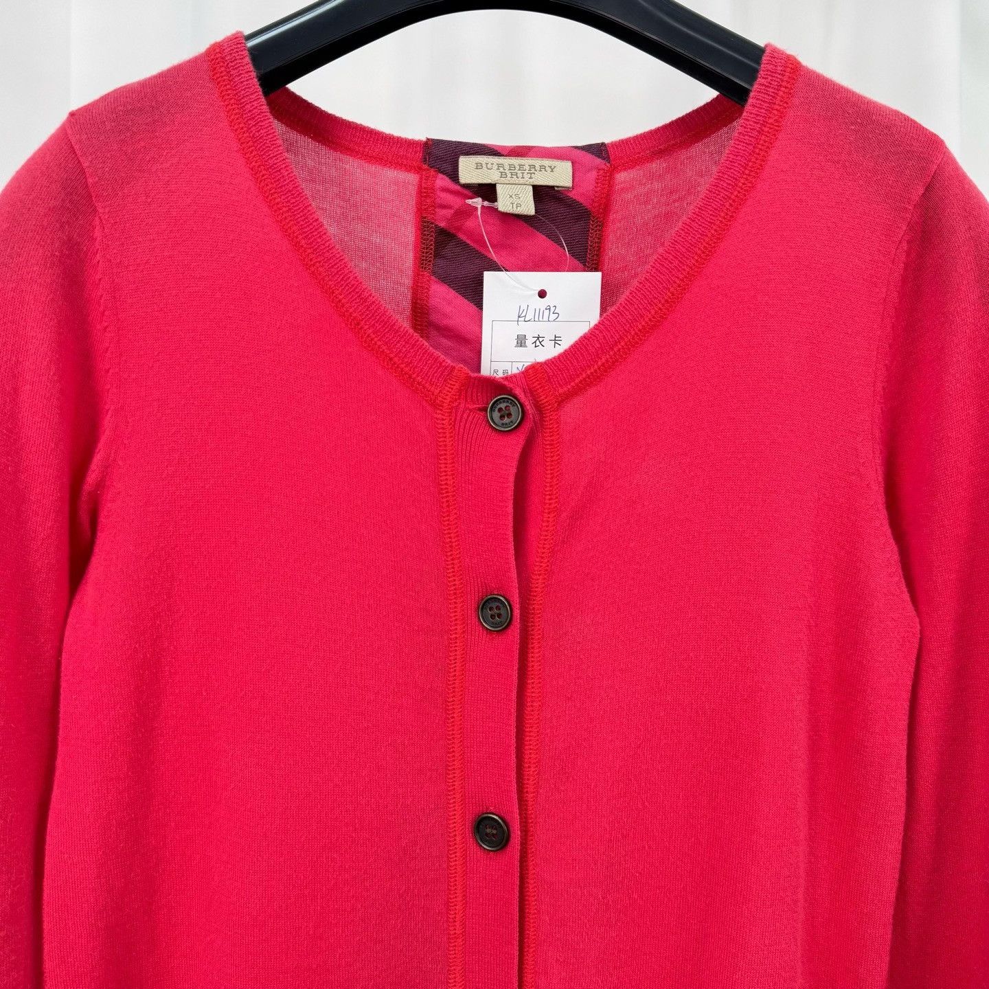 Burberry Burberry Check Knit Cardigan Size XS / US 0-2 / IT 36-38 - 3 Thumbnail