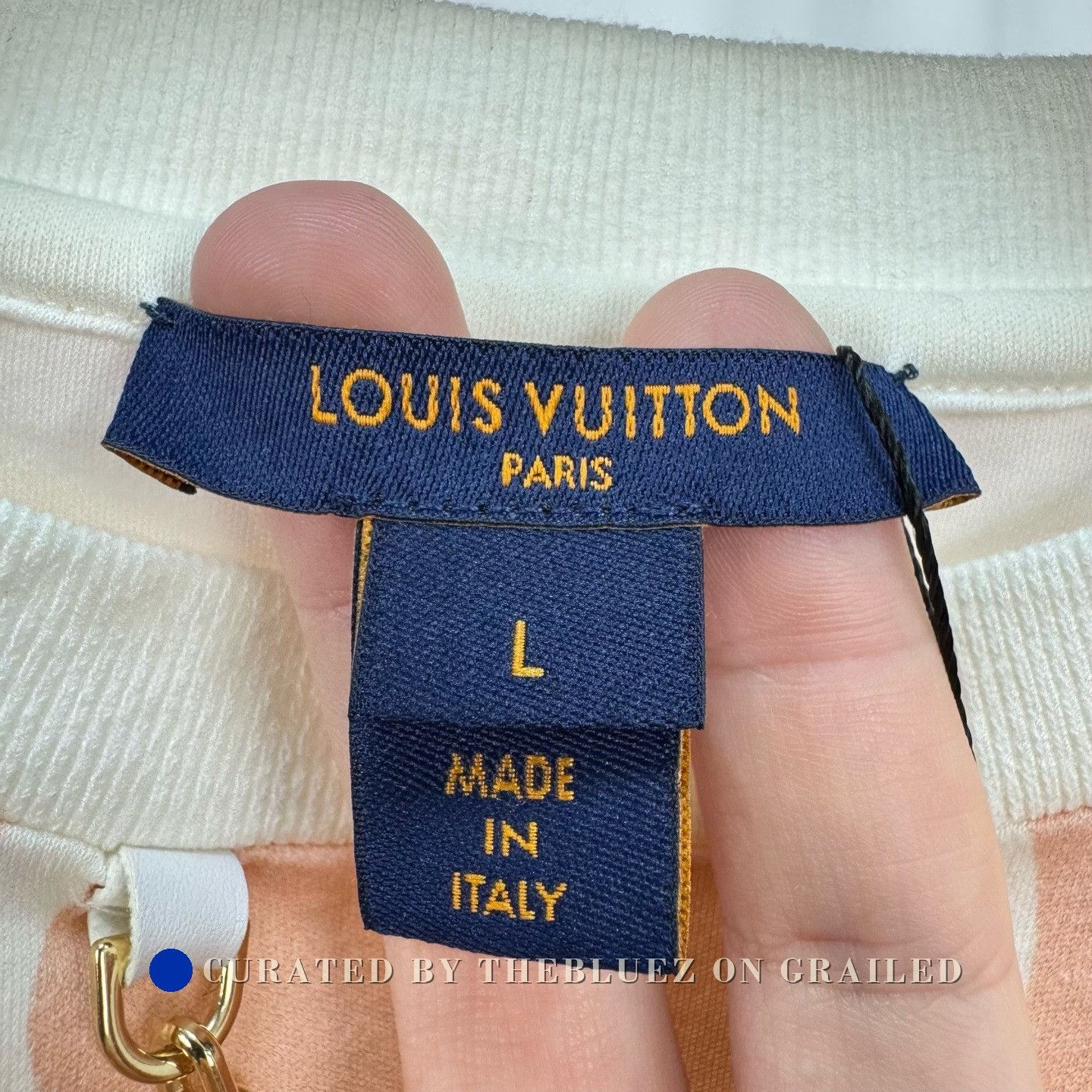 Louis Vuitton Louis Vuitton Gradient Monogram Chain Tee Size L / US 10 / IT 46 - 6 Thumbnail