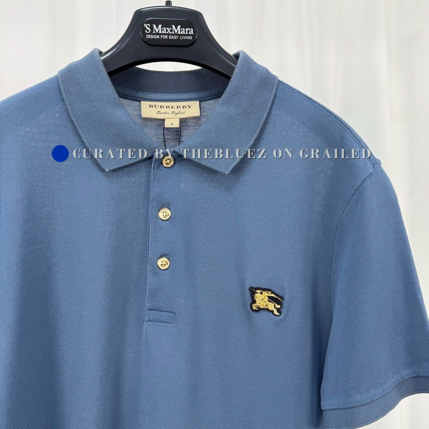 Burberry Burberry Metal Horse Logo Polo Shirt Size US M / EU 48-50 / 2 - 3 Thumbnail