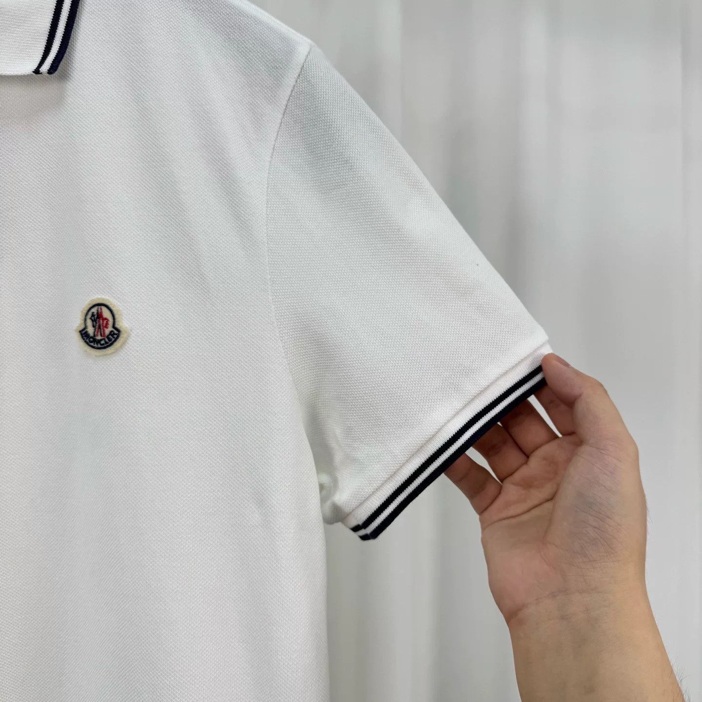 Moncler Moncler Embroidered Logo Polo Shirt Size US S / EU 44-46 / 1 - 4 Thumbnail