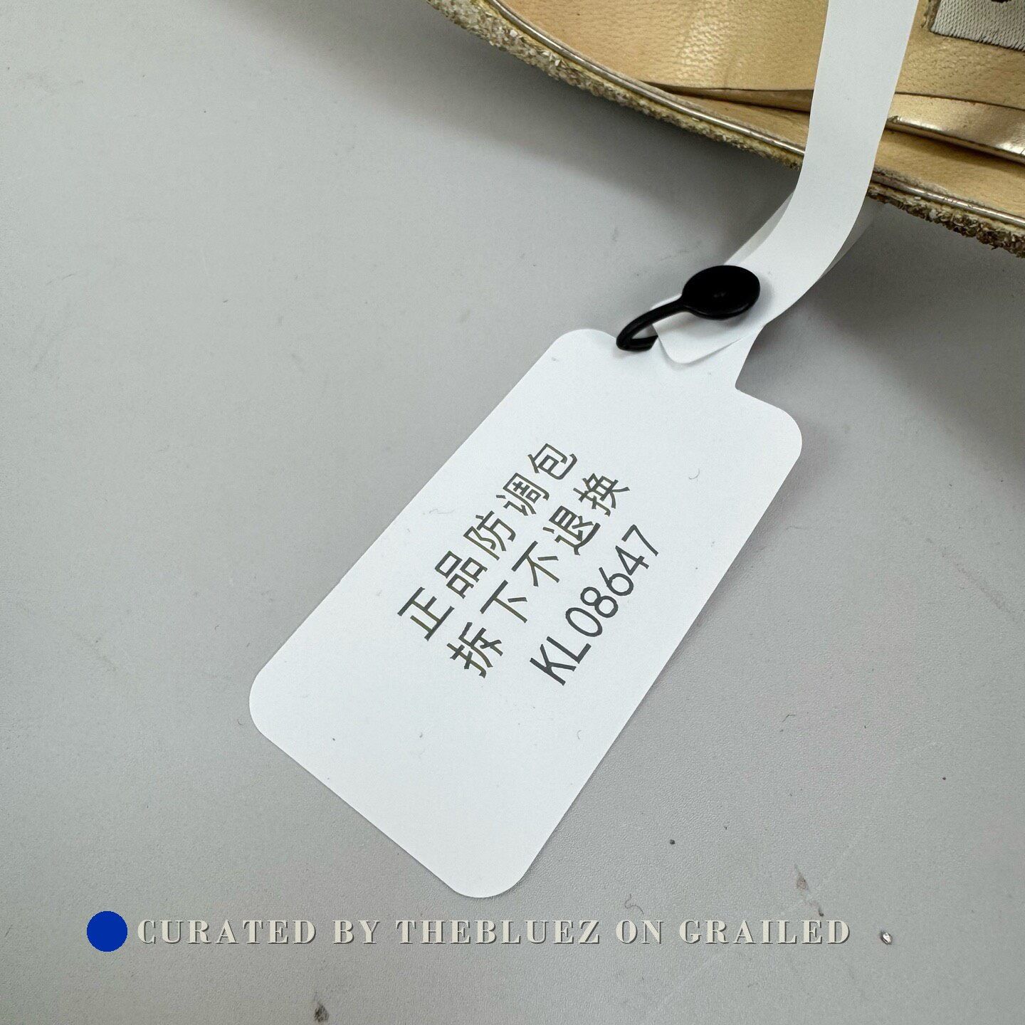 Jimmy Choo Jimmy Choo Platinum-Gold Sequin Heels Size US 5.5 / IT 35.5 - 7 Thumbnail