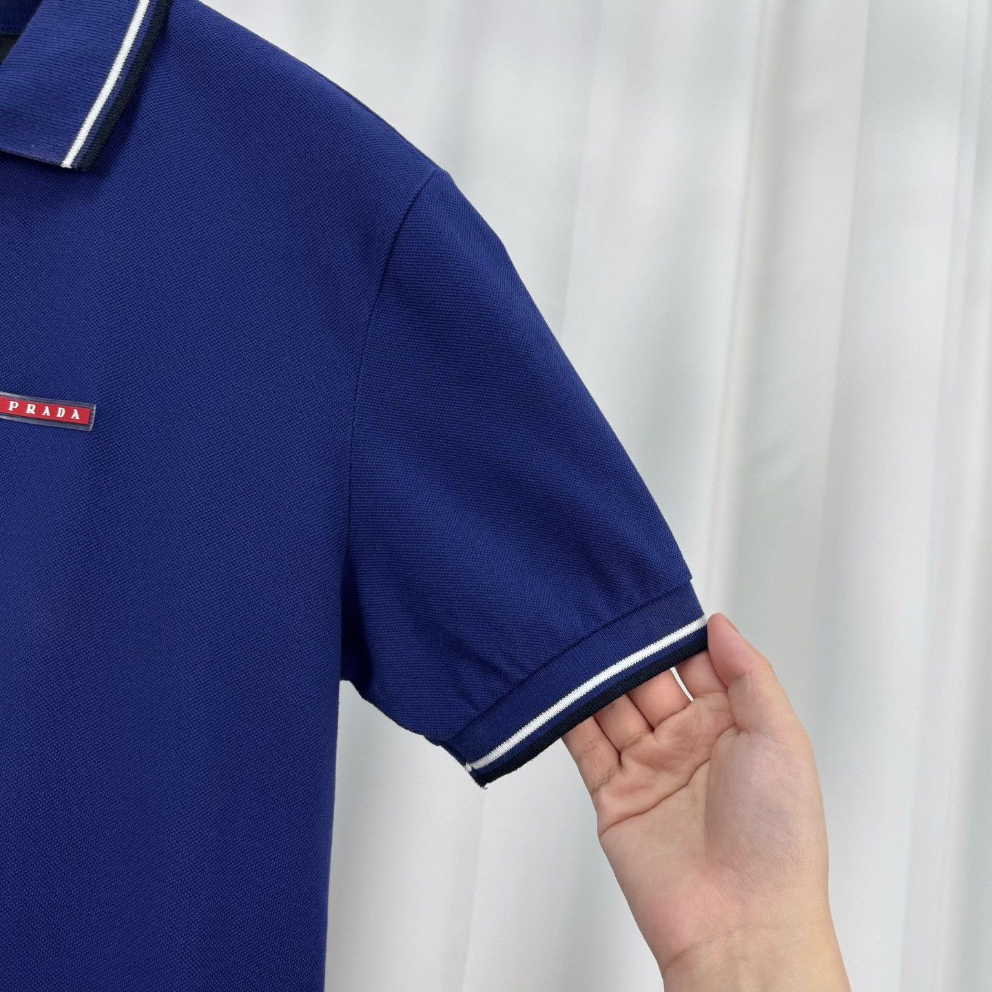 Prada Prada Printed Logo Polo Short Sleeve Size US S / EU 44-46 / 1 - 4 Thumbnail