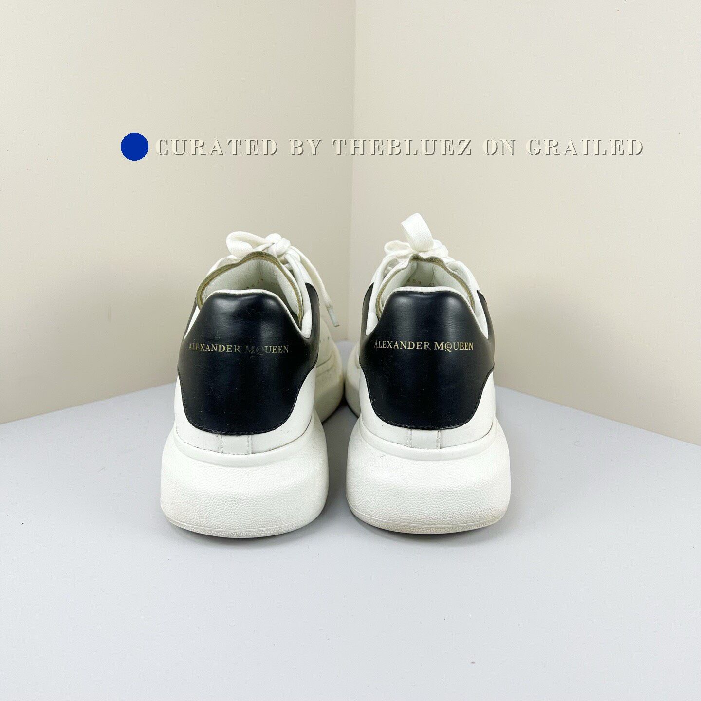 Alexander McQueen Alexander McQueen Black Tail Sneakers Size US 7 / EU 40 - 3 Thumbnail