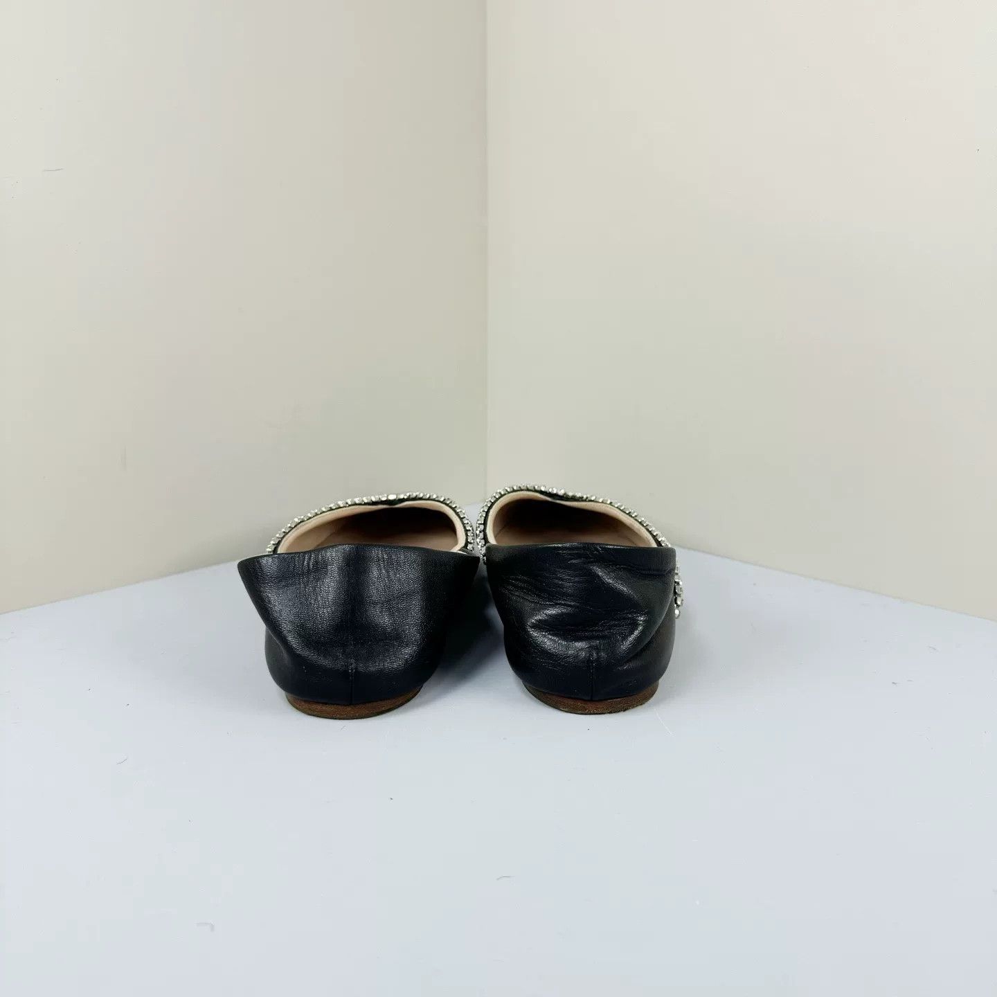 Miu Miu Miu Miu Shearling Crystal Flat Shoes Size US 6 / IT 36 - 3 Thumbnail
