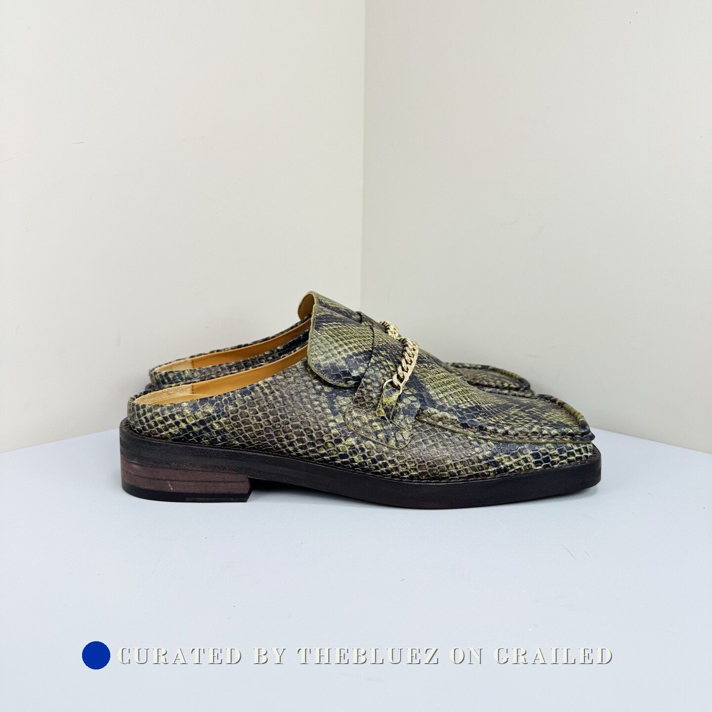 Martine Rose Martine Rose Snake Print Chain Loafers Size US 7 / IT 37 - 4 Thumbnail