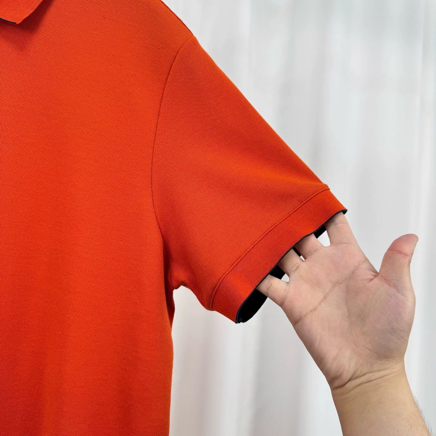 Hermes Hermes Orange Equestrian Polo Shirt Size US M / EU 48-50 / 2 - 4 Thumbnail