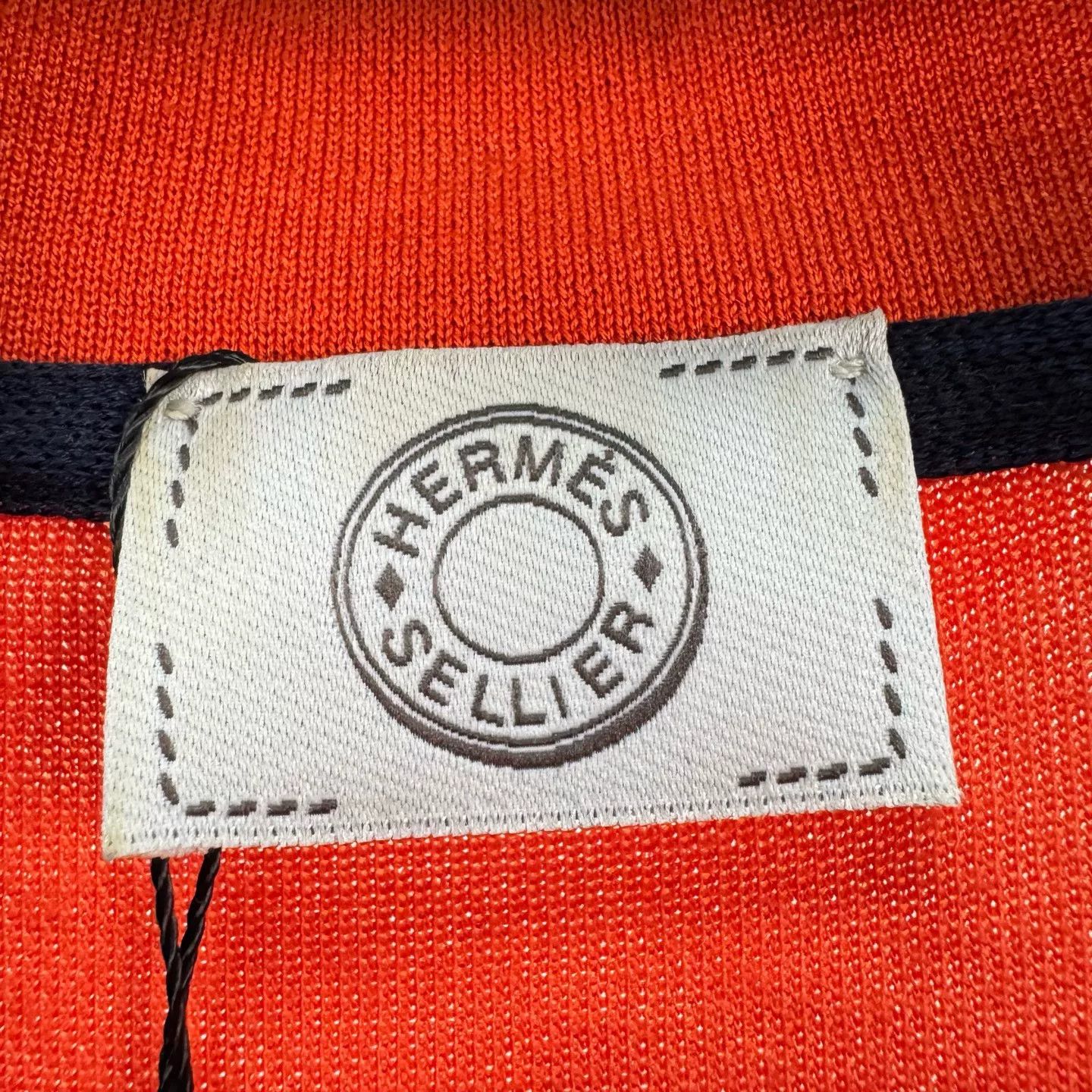 Hermes Hermes Orange Equestrian Polo Shirt Size US M / EU 48-50 / 2 - 6 Thumbnail