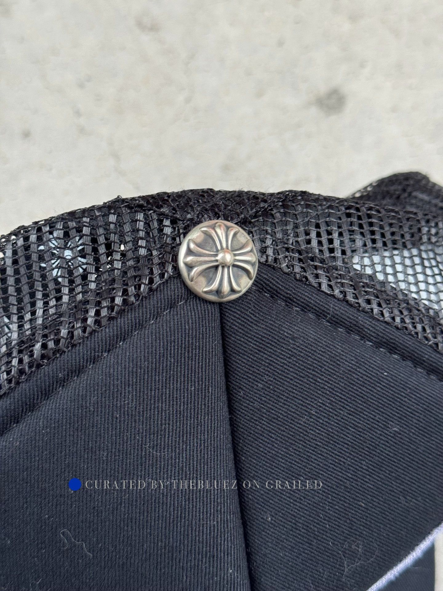 Chrome Hearts Black Trucker Hat with Chrome Hearts Detail Size ONE SIZE - 4 Thumbnail