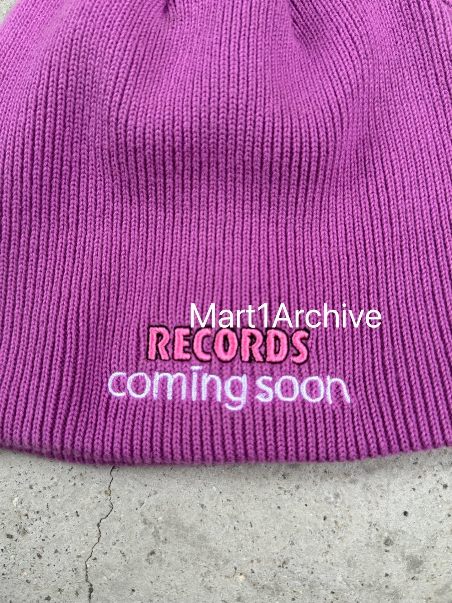 Matty Boy Purple Beanie with Unique Design Size ONE SIZE - 5 Thumbnail