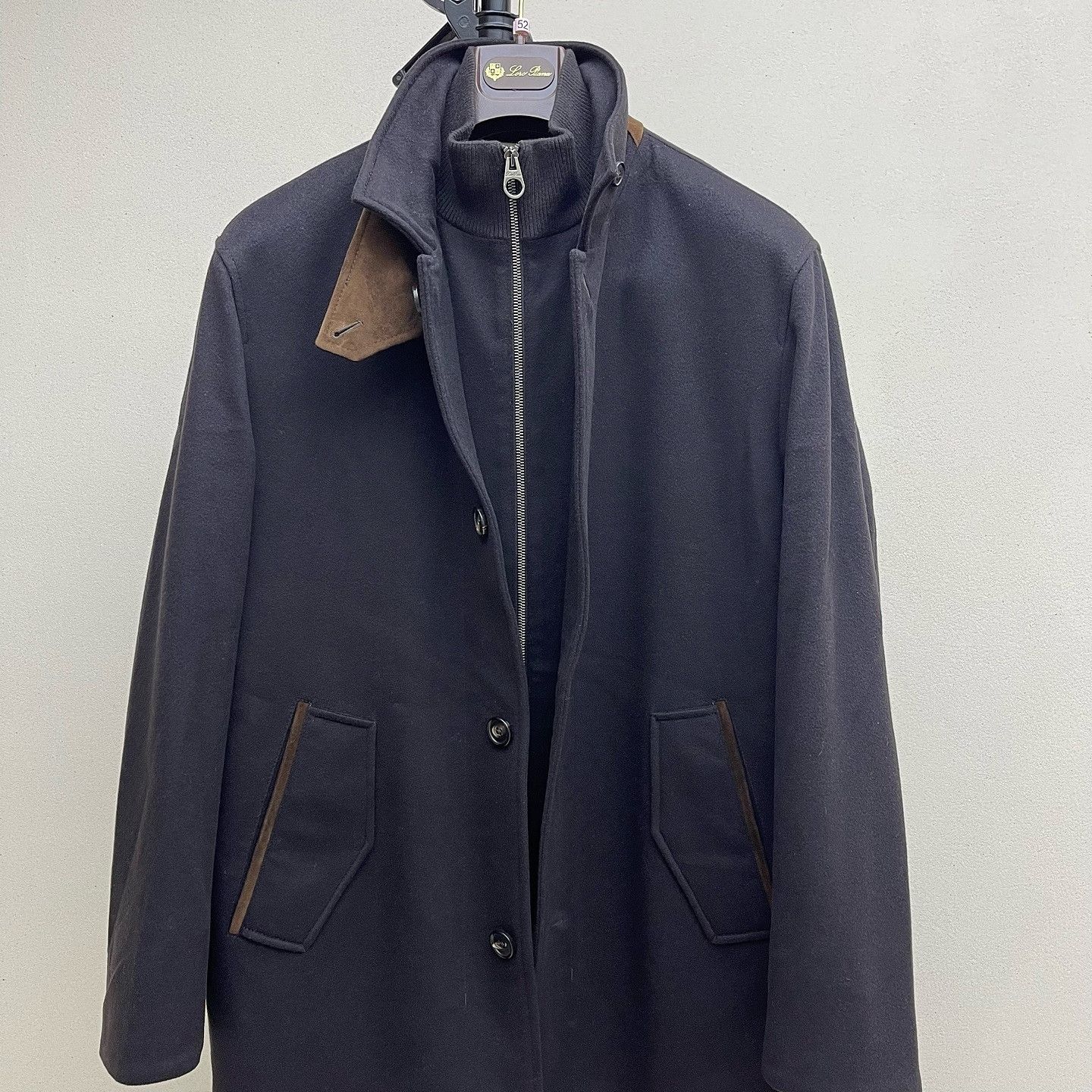 Loro Piana Luxurious Black Cashmere Storm Coat Size US M / EU 48-50 / 2 - 9 Thumbnail