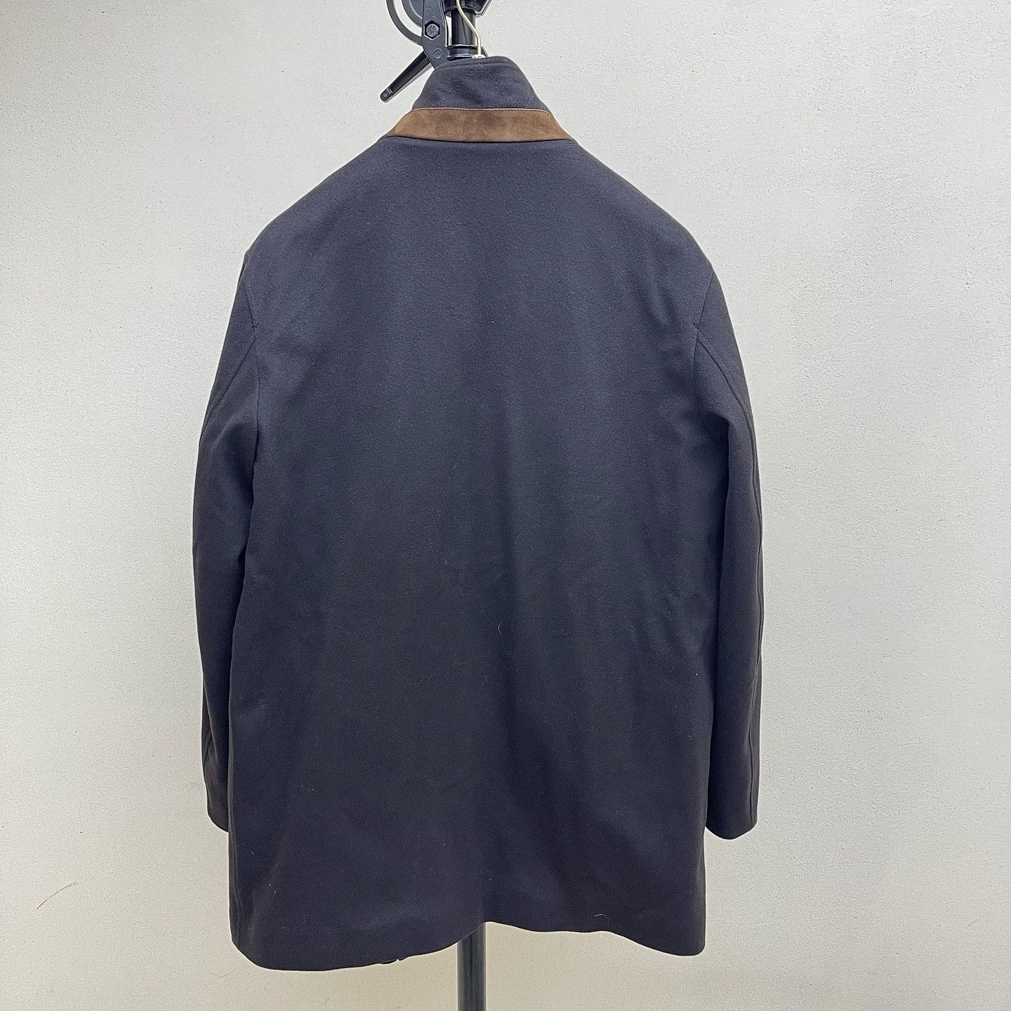 Loro Piana Luxurious Black Cashmere Storm Coat Size US M / EU 48-50 / 2 - 2 Thumbnail