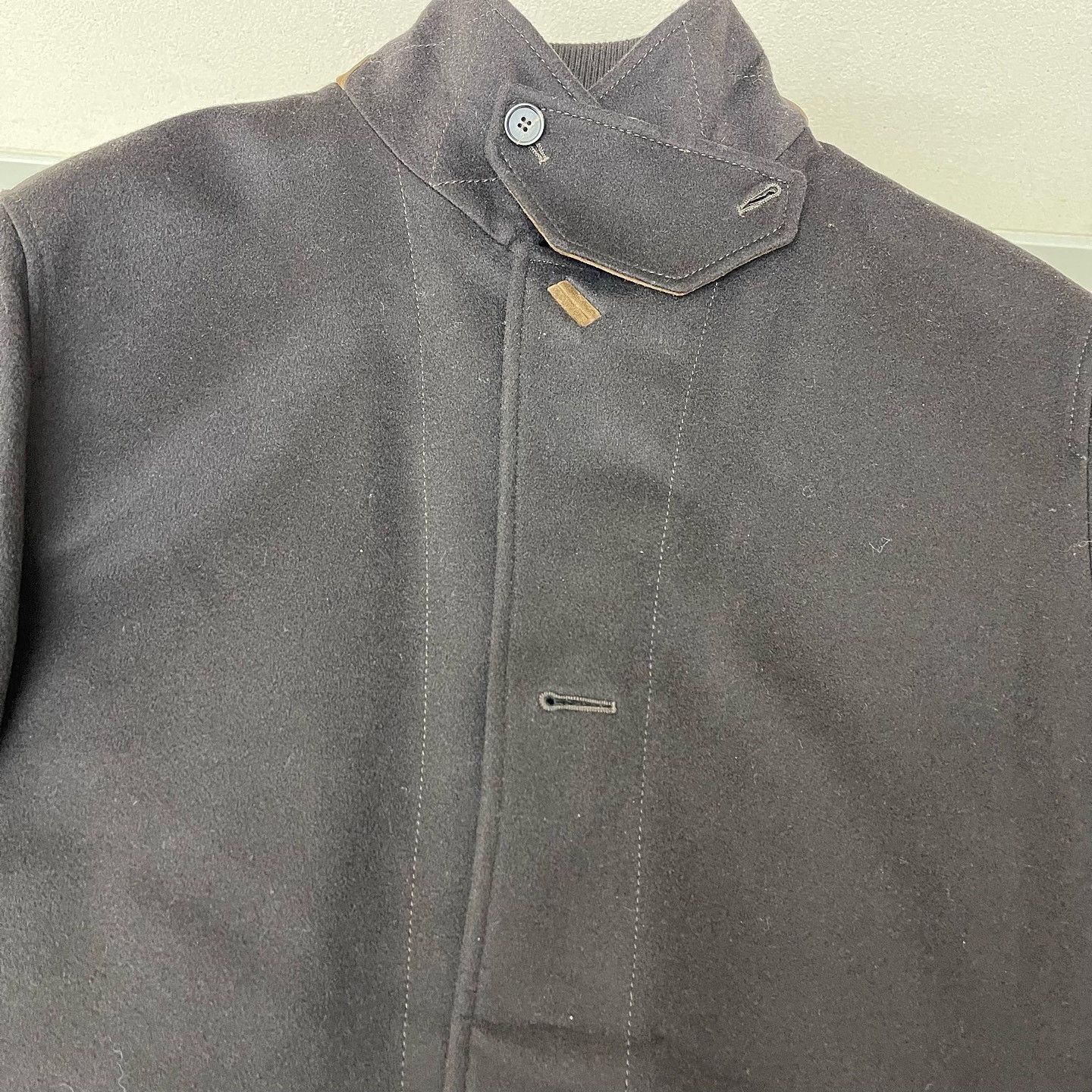 Loro Piana Luxurious Black Cashmere Storm Coat Size US M / EU 48-50 / 2 - 15 Thumbnail
