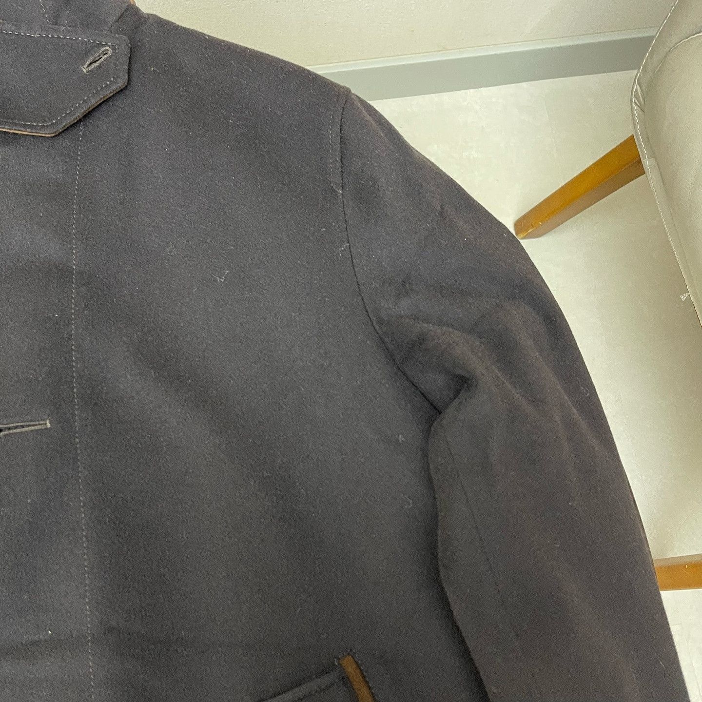 Loro Piana Luxurious Black Cashmere Storm Coat Size US M / EU 48-50 / 2 - 14 Thumbnail