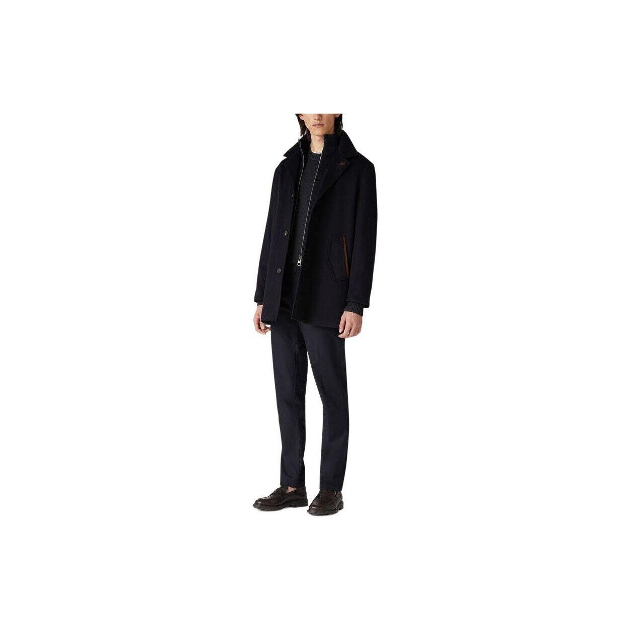 Loro Piana Luxurious Black Cashmere Storm Coat Size US M / EU 48-50 / 2 - 19 Thumbnail