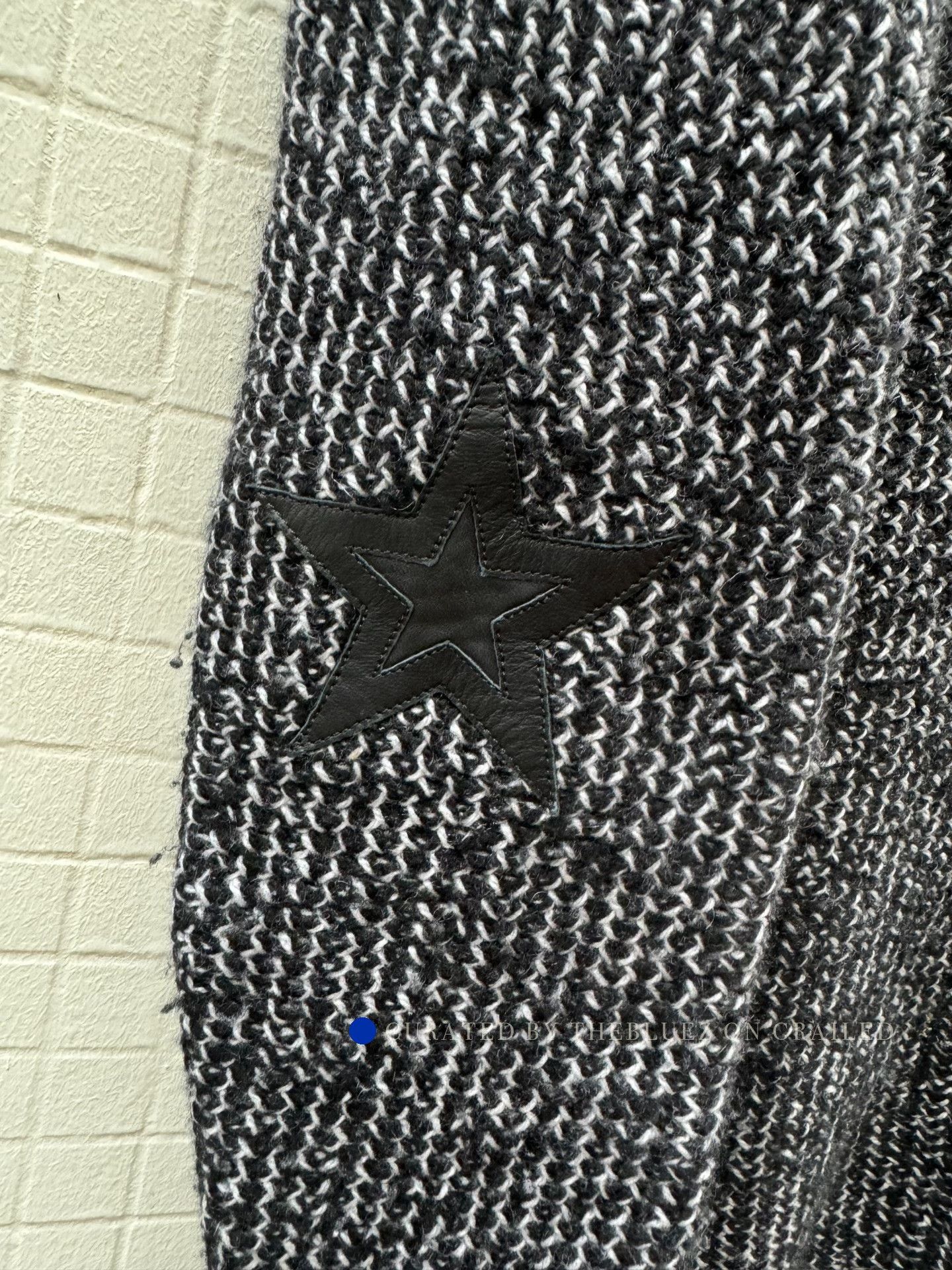Chrome Hearts Cashmere Sweater with Leather Star Patch Size US M / EU 48-50 / 2 - 4 Thumbnail