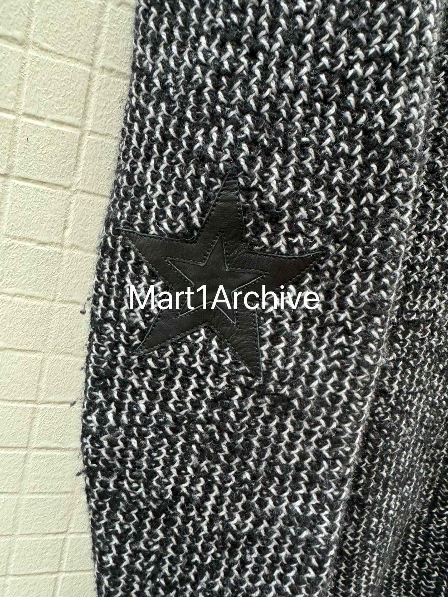 Chrome Hearts Cashmere Sweater with Leather Star Patch Size US M / EU 48-50 / 2 - 5 Thumbnail
