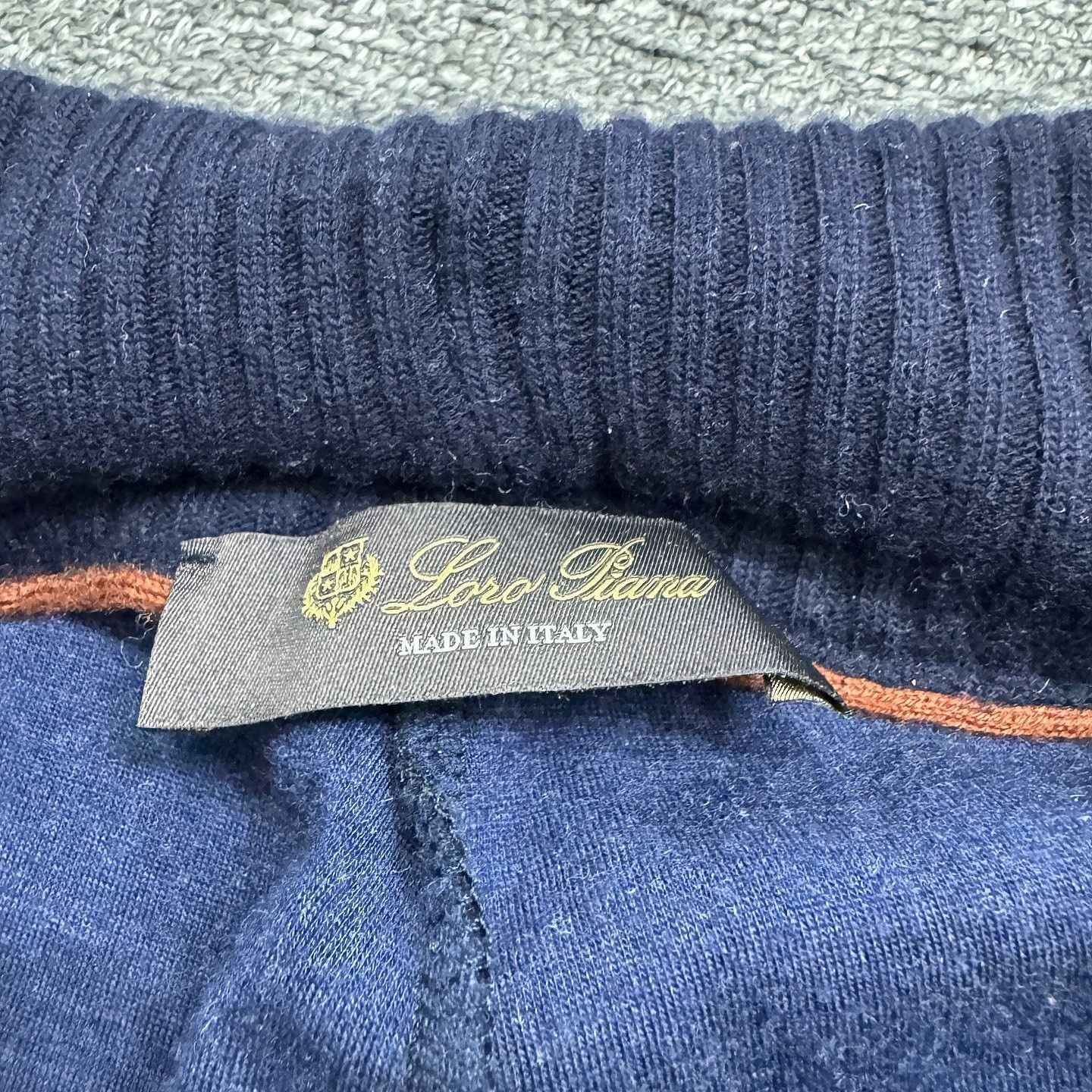 Loro Piana Luxurious Blue Virgin Wool Blend Joggers Size US 28 / EU 44 - 3 Thumbnail