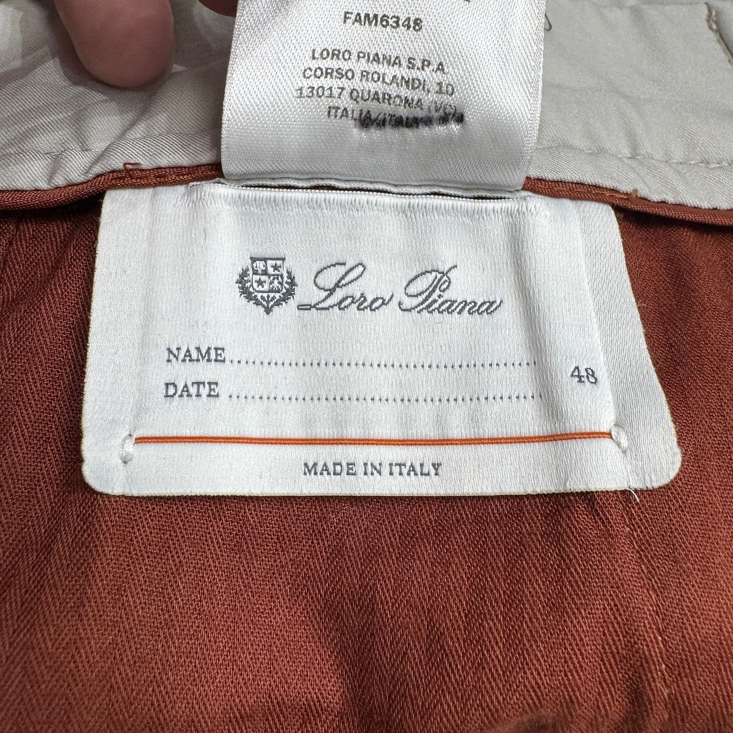 Loro Piana Wool Blend Casual Pants in Beige Size US 32 / EU 48 - 3 Thumbnail