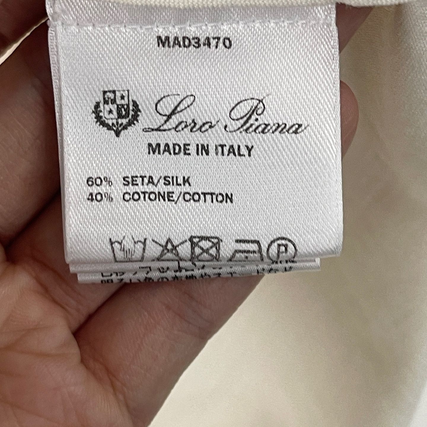 Loro Piana Luxurious Silk Blend Short Sleeve T-Shirt Size US M / EU 48-50 / 2 - 4 Thumbnail