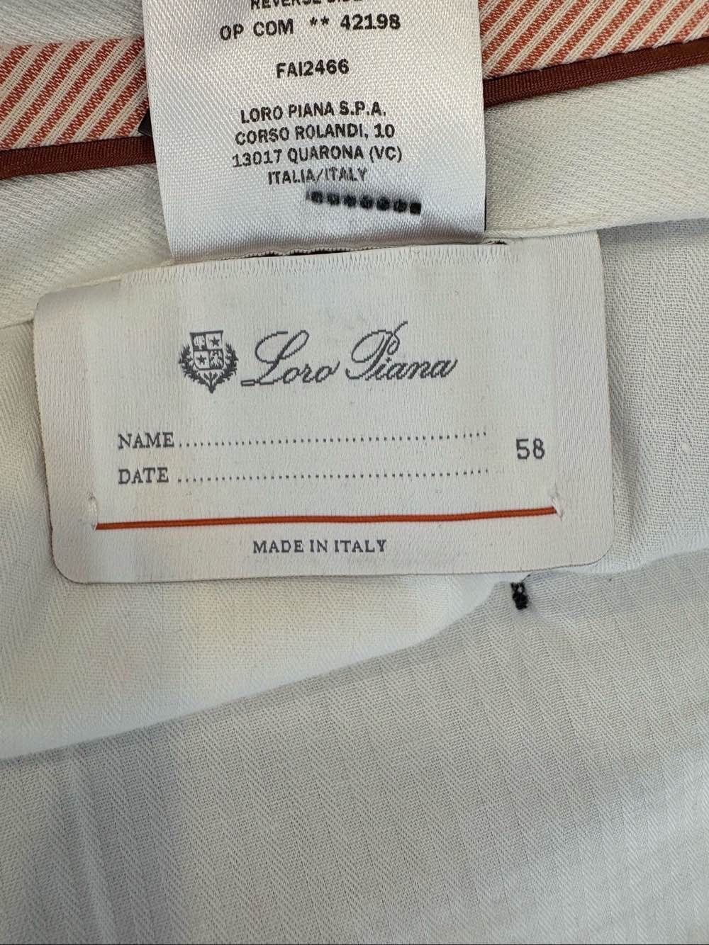 Loro Piana Stylish Blue Wool Blend Trousers, Size 42 Size US 42 / EU 58 - 3 Thumbnail