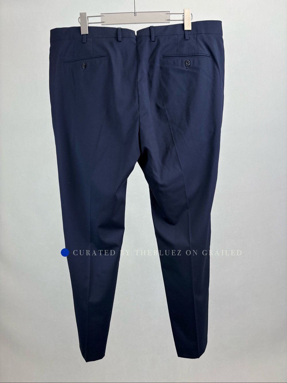 Loro Piana Stylish Blue Wool Blend Trousers, Size 42 Size US 42 / EU 58 - 2 Thumbnail
