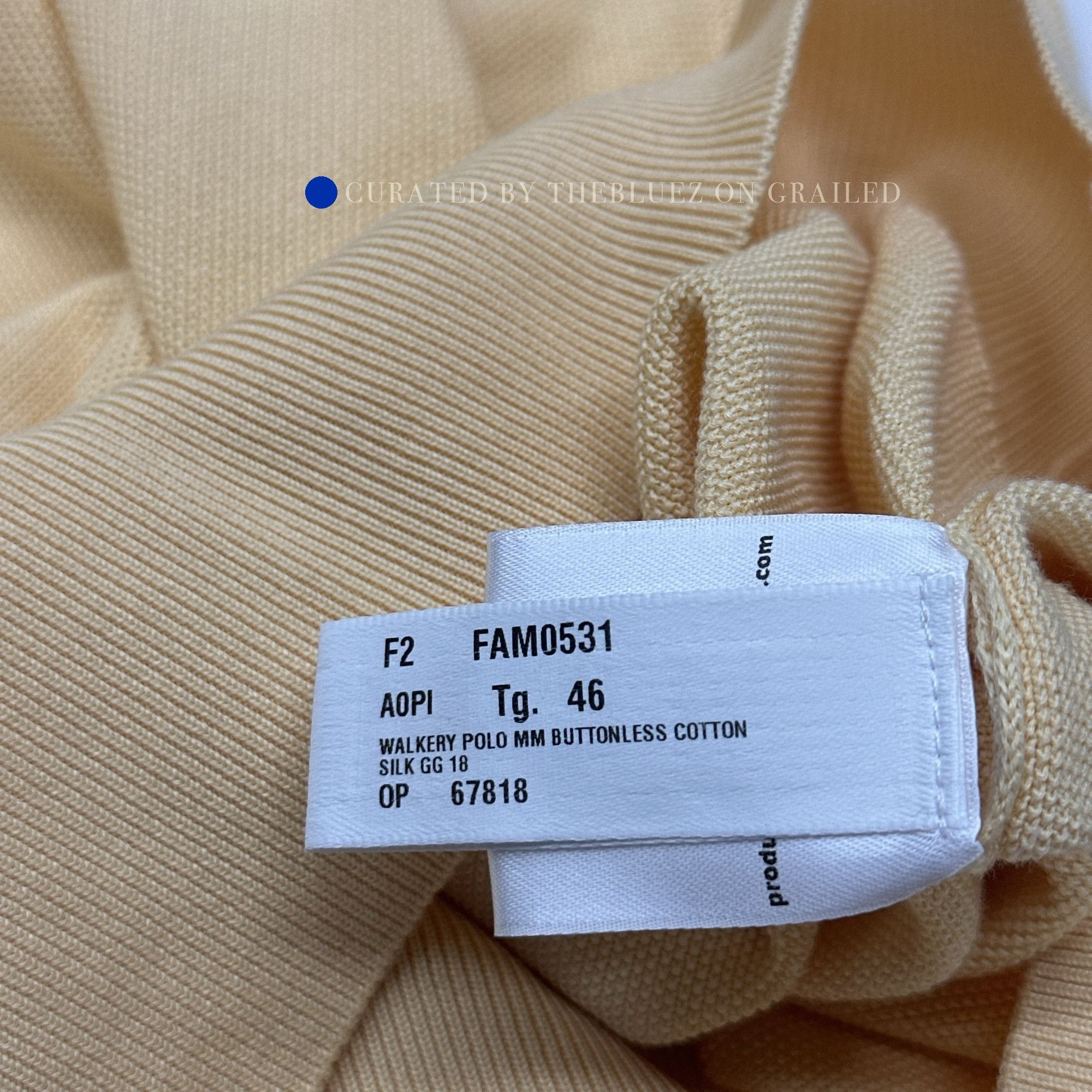 Loro Piana Elegant Yellow Cotton Silk Polo Shirt Size US S / EU 44-46 / 1 - 3 Thumbnail