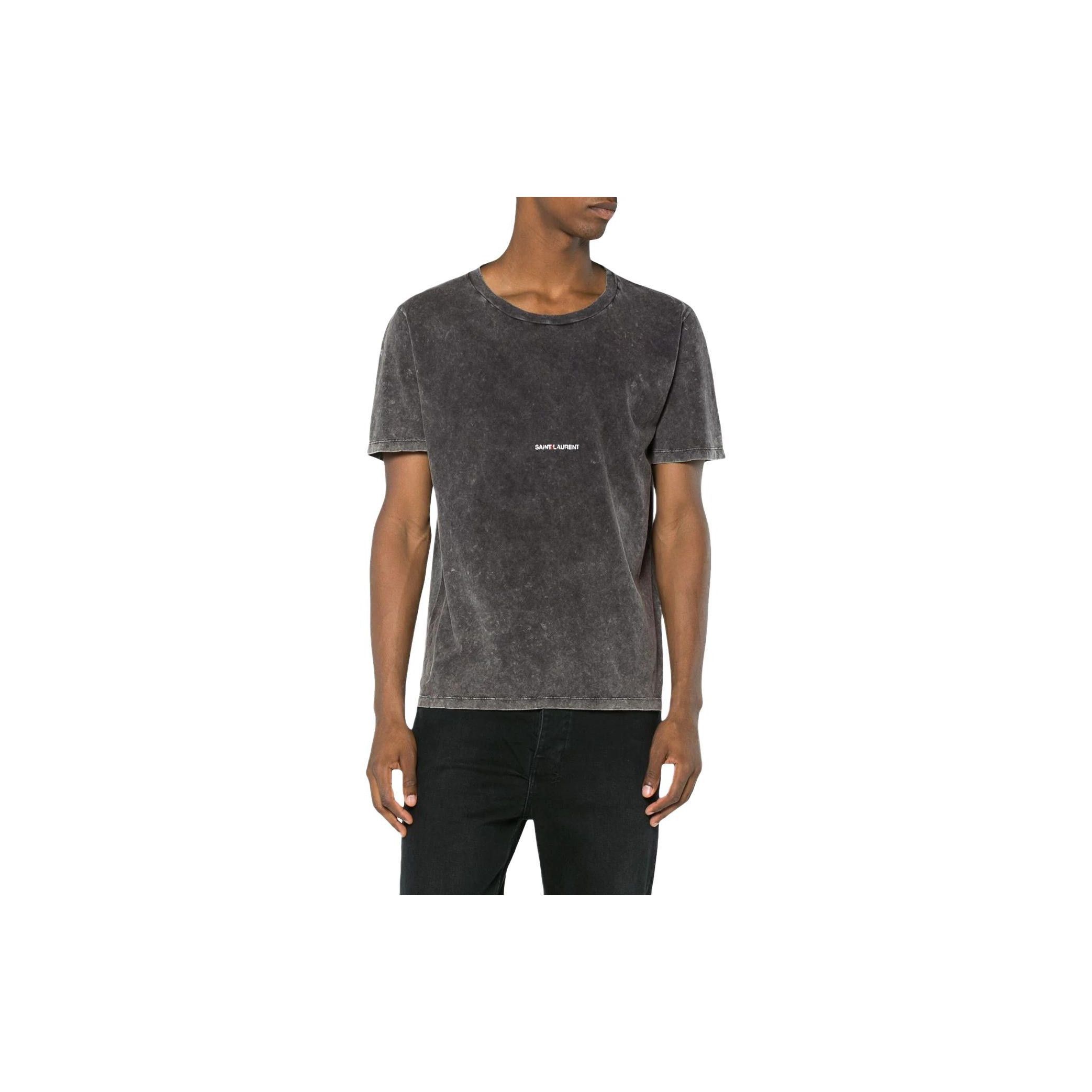 Saint Laurent Paris Black Logo T-Shirt in Size S Size US S / EU 44-46 / 1 - 6 Thumbnail