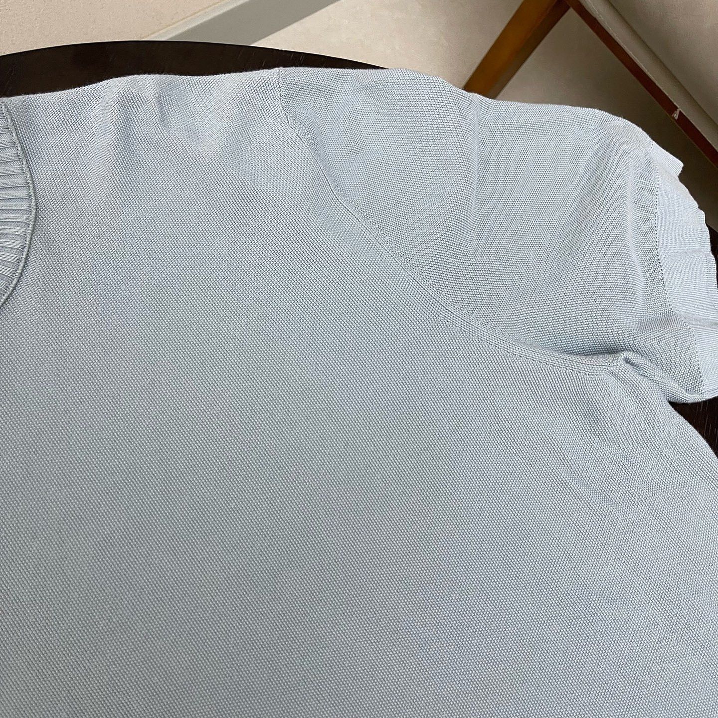 Loro Piana Luxurious Blue Cotton-Silk Knit Sweater Size L Size US L / EU 52-54 / 3 - 13 Thumbnail