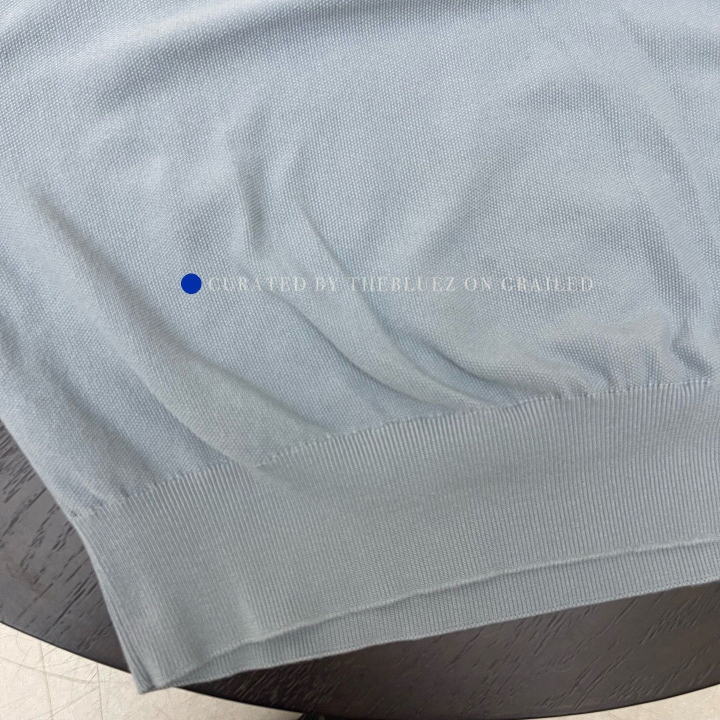 Loro Piana Luxurious Blue Cotton-Silk Knit Sweater Size L Size US L / EU 52-54 / 3 - 18 Thumbnail