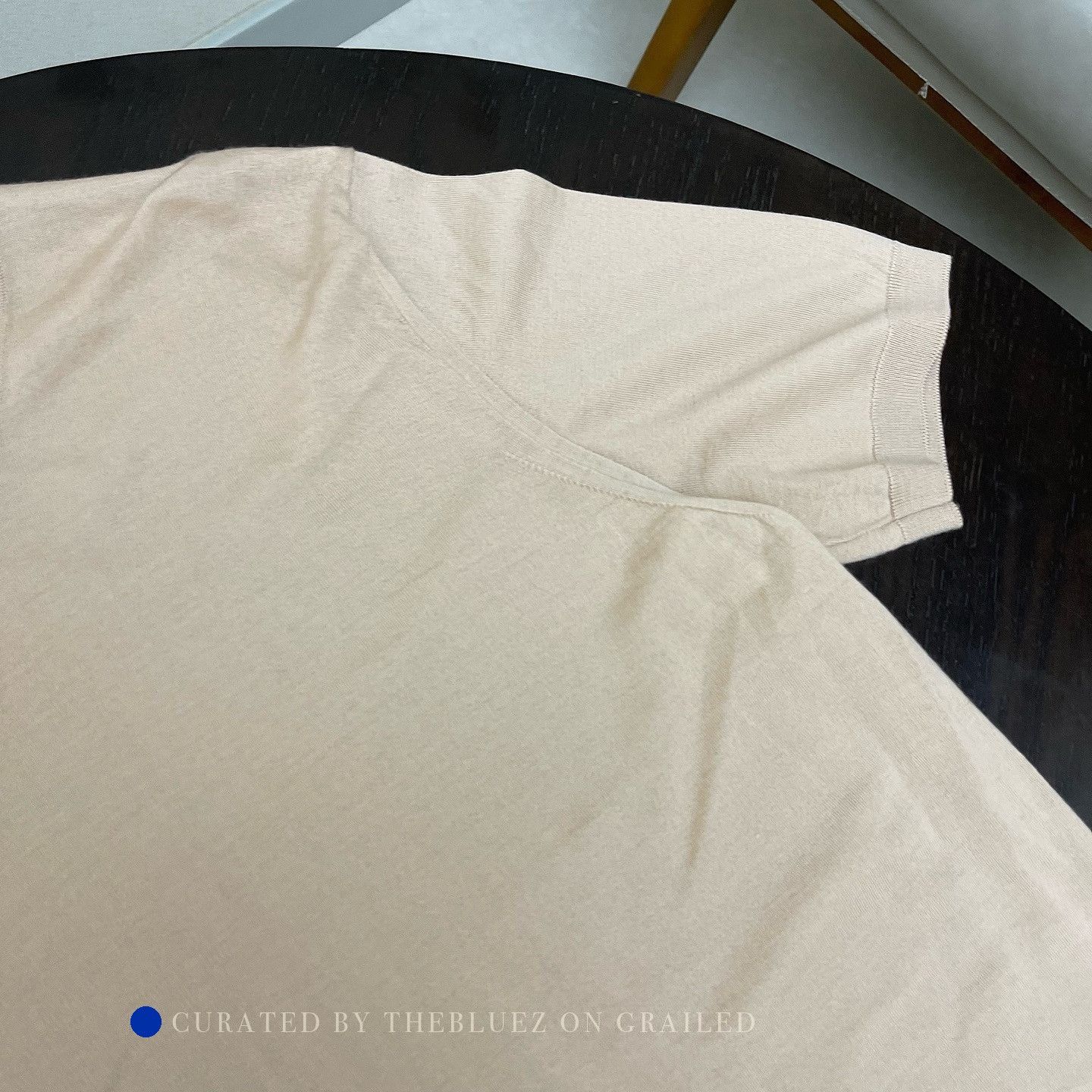 Loro Piana Soft Beige Virgin Wool Short Sleeve T-Shirt Size US L / EU 52-54 / 3 - 17 Thumbnail