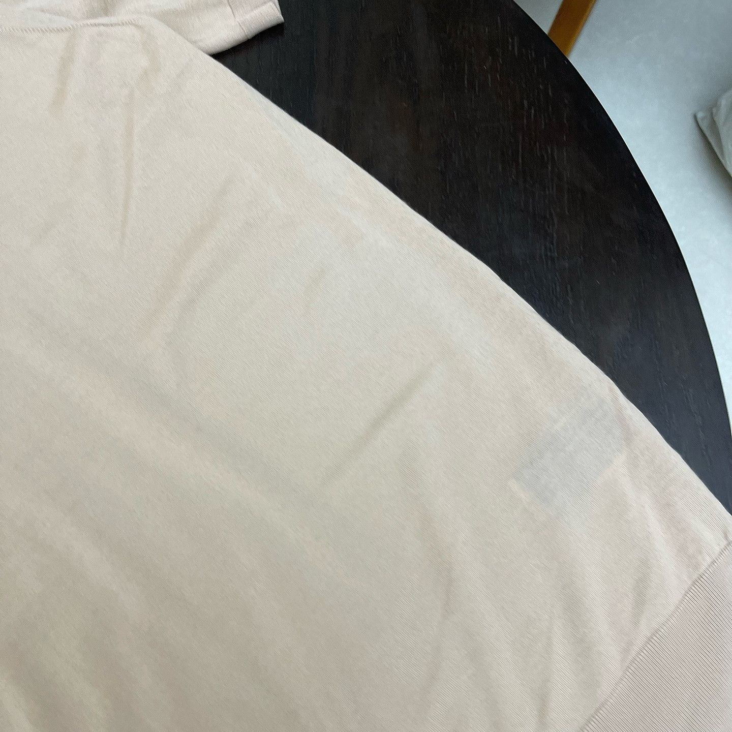 Loro Piana Soft Beige Virgin Wool Short Sleeve T-Shirt Size US L / EU 52-54 / 3 - 15 Thumbnail