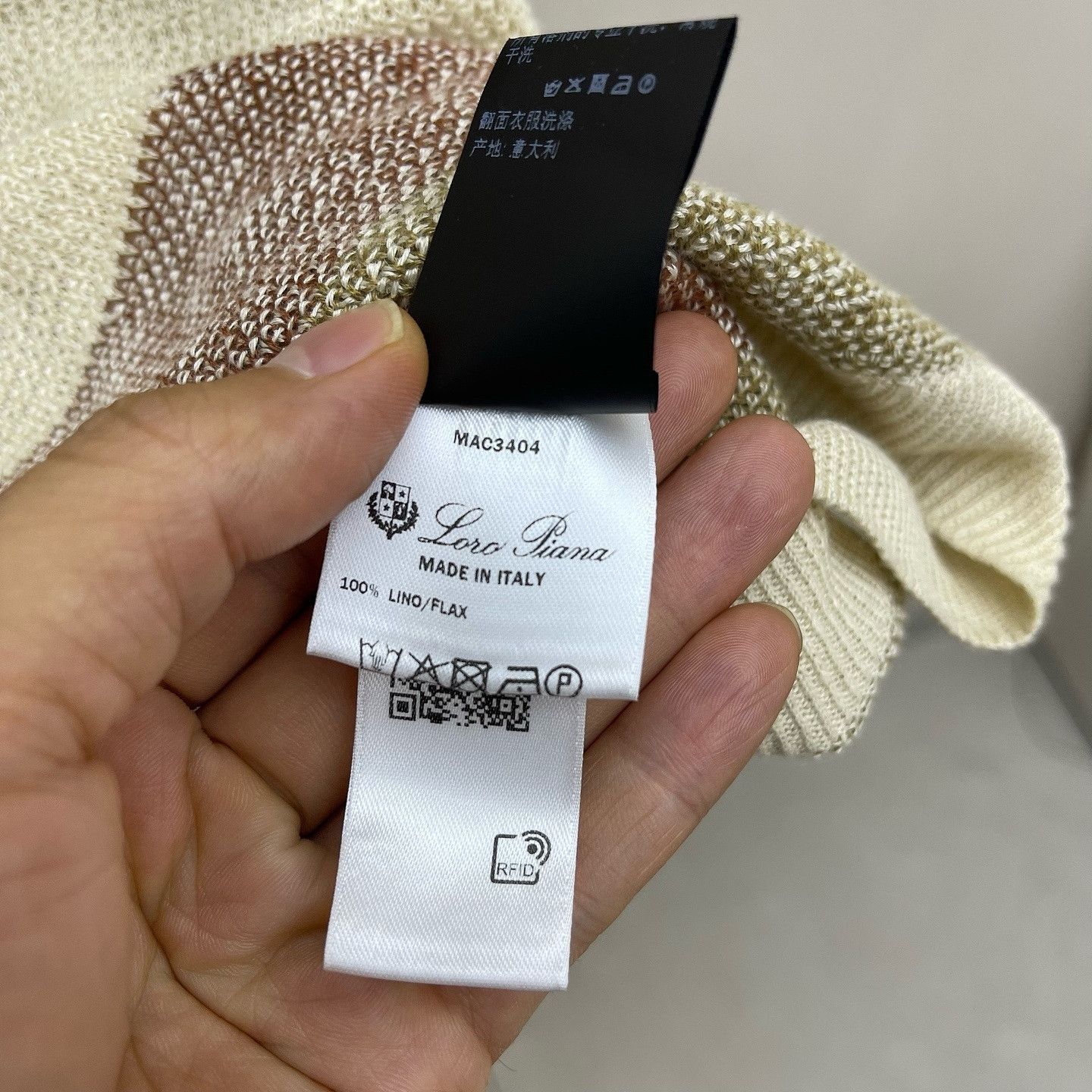 Loro Piana Striped Linen T-Shirt in Multi Size US M / EU 48-50 / 2 - 9 Thumbnail