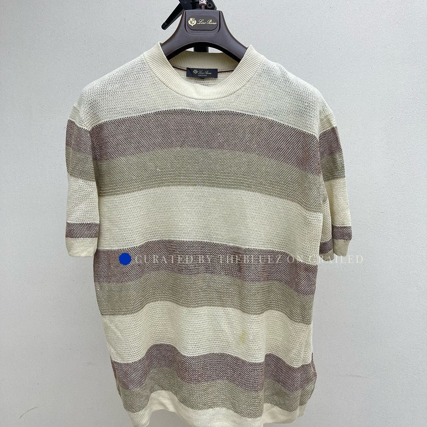 Loro Piana Striped Linen T-Shirt in Multi Size US M / EU 48-50 / 2 - 6 Thumbnail