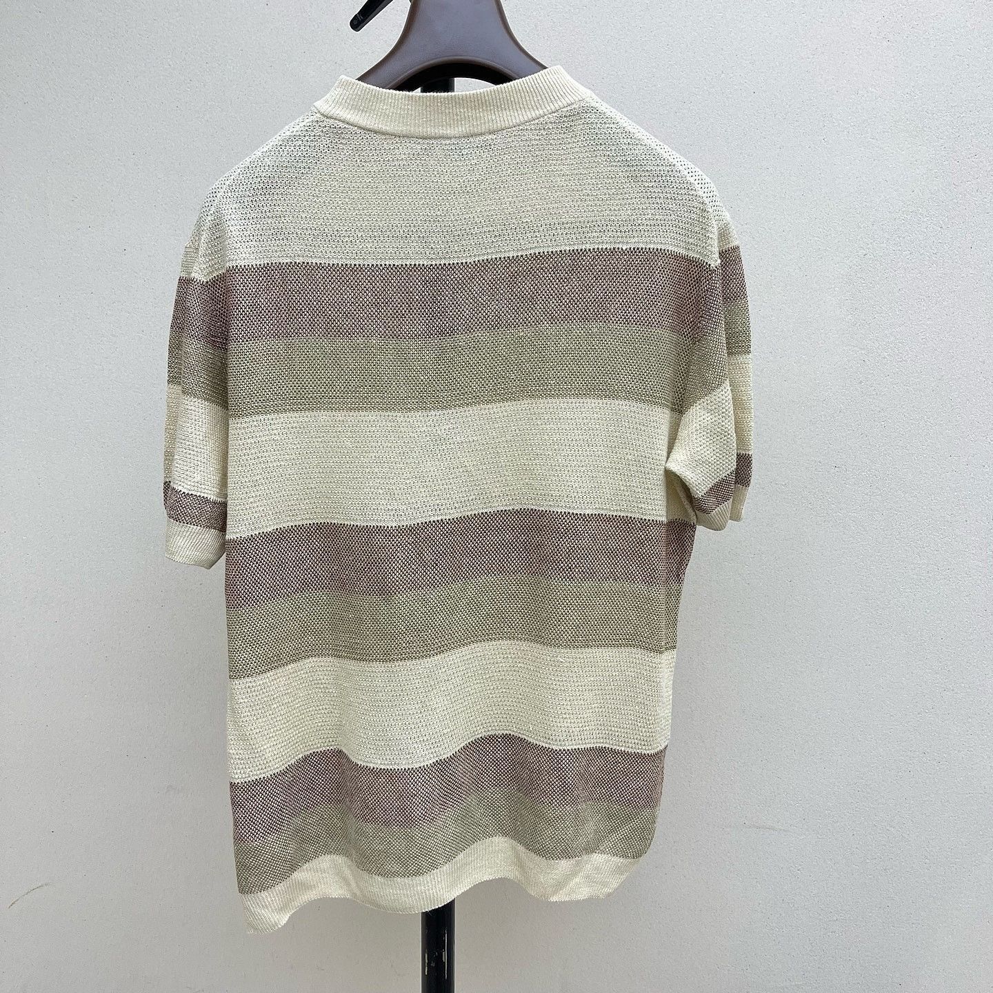 Loro Piana Striped Linen T-Shirt in Multi Size US M / EU 48-50 / 2 - 2 Thumbnail