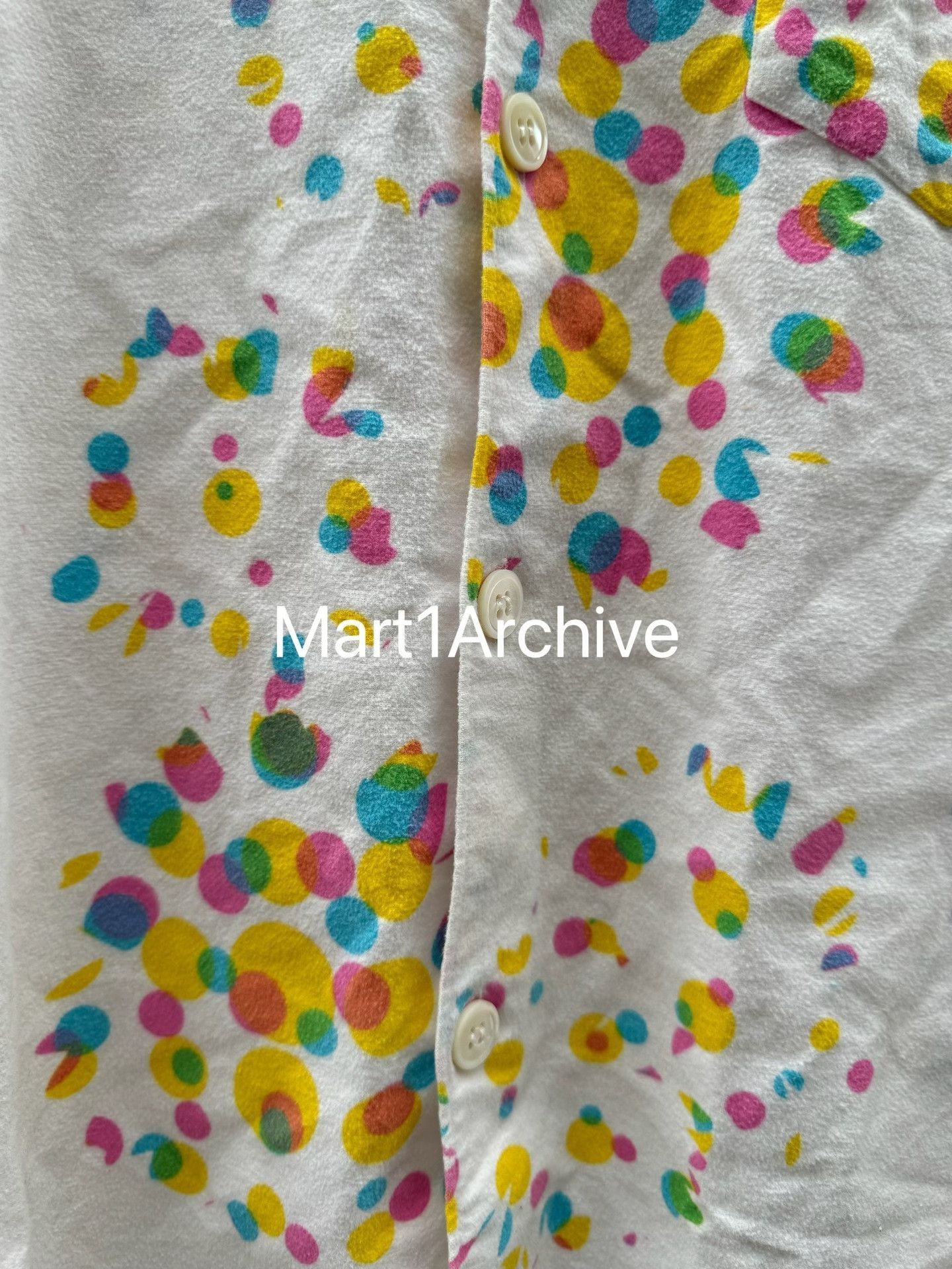 Comme des Garcons Multi Dot Button-Up Shirt in Size L Size US L / EU 52-54 / 3 - 5 Thumbnail