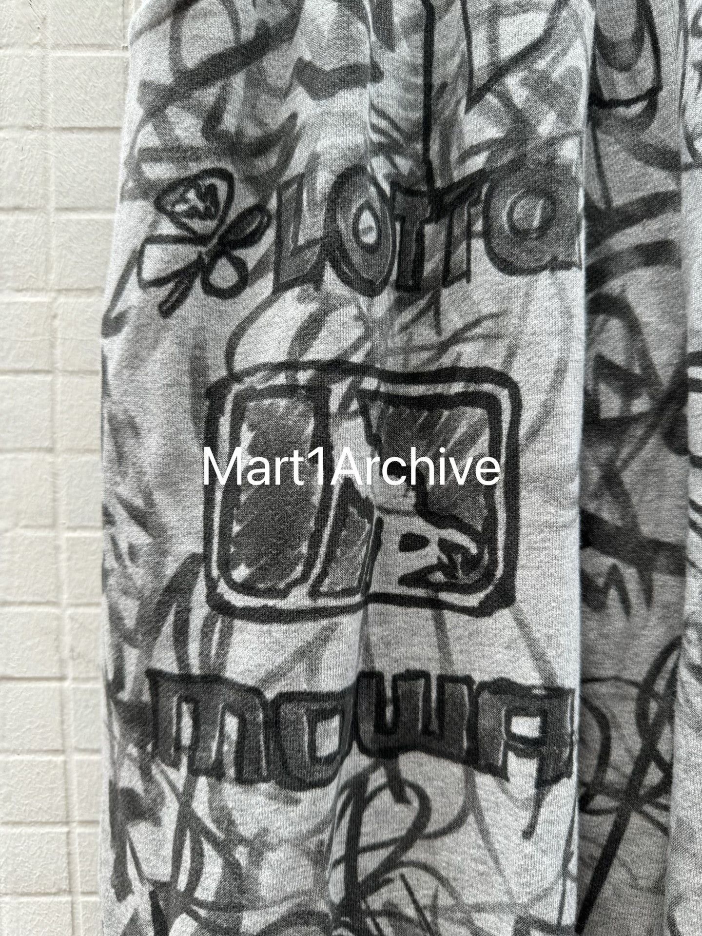 Mowalola Graphic Gray Sweatpants with Dragon Print Size US 28 / EU 44 - 5 Thumbnail