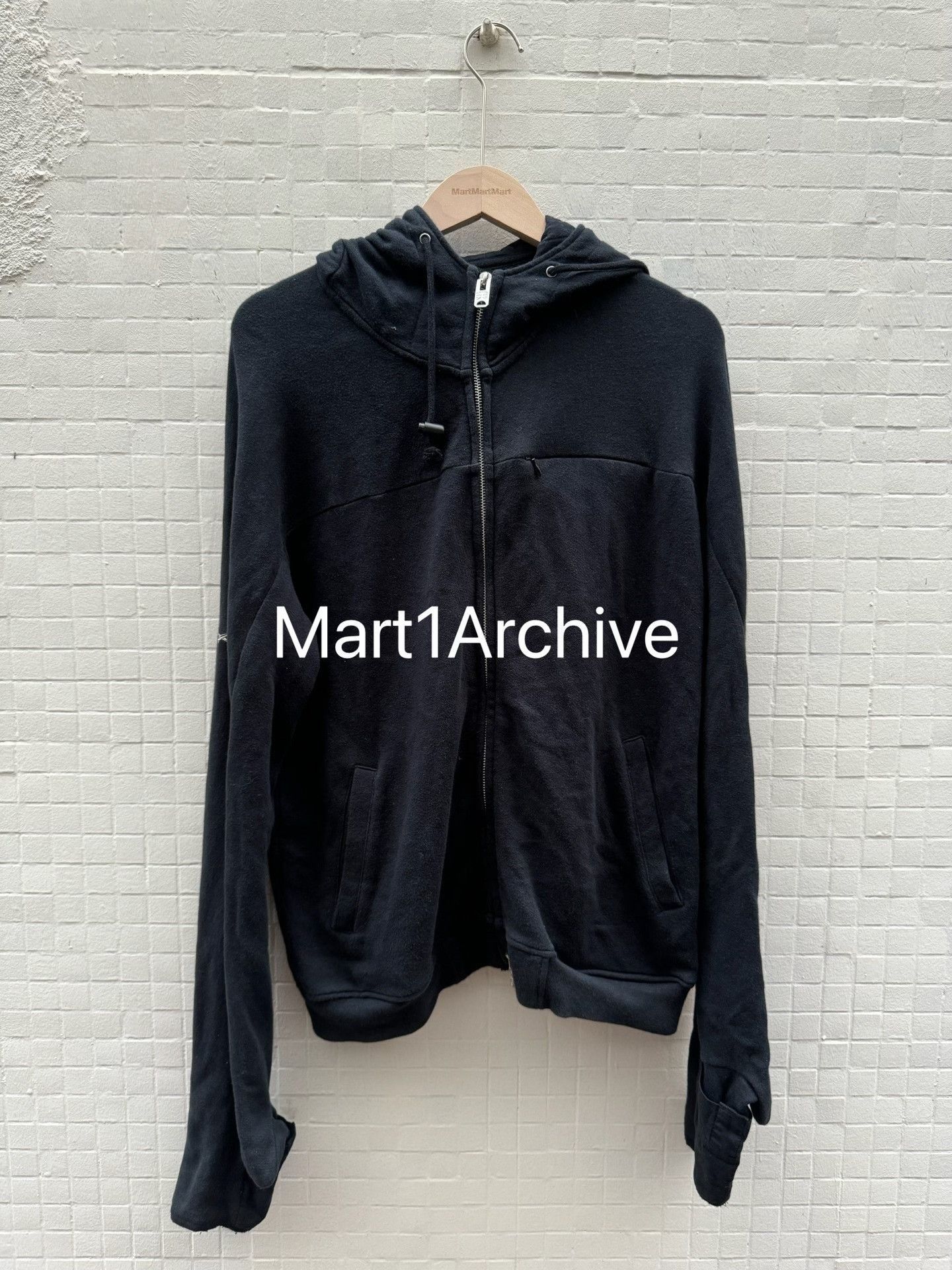 PPFM Skull Face Zip-Up Hoodie in Black Size US L / EU 52-54 / 3 - 3 Thumbnail