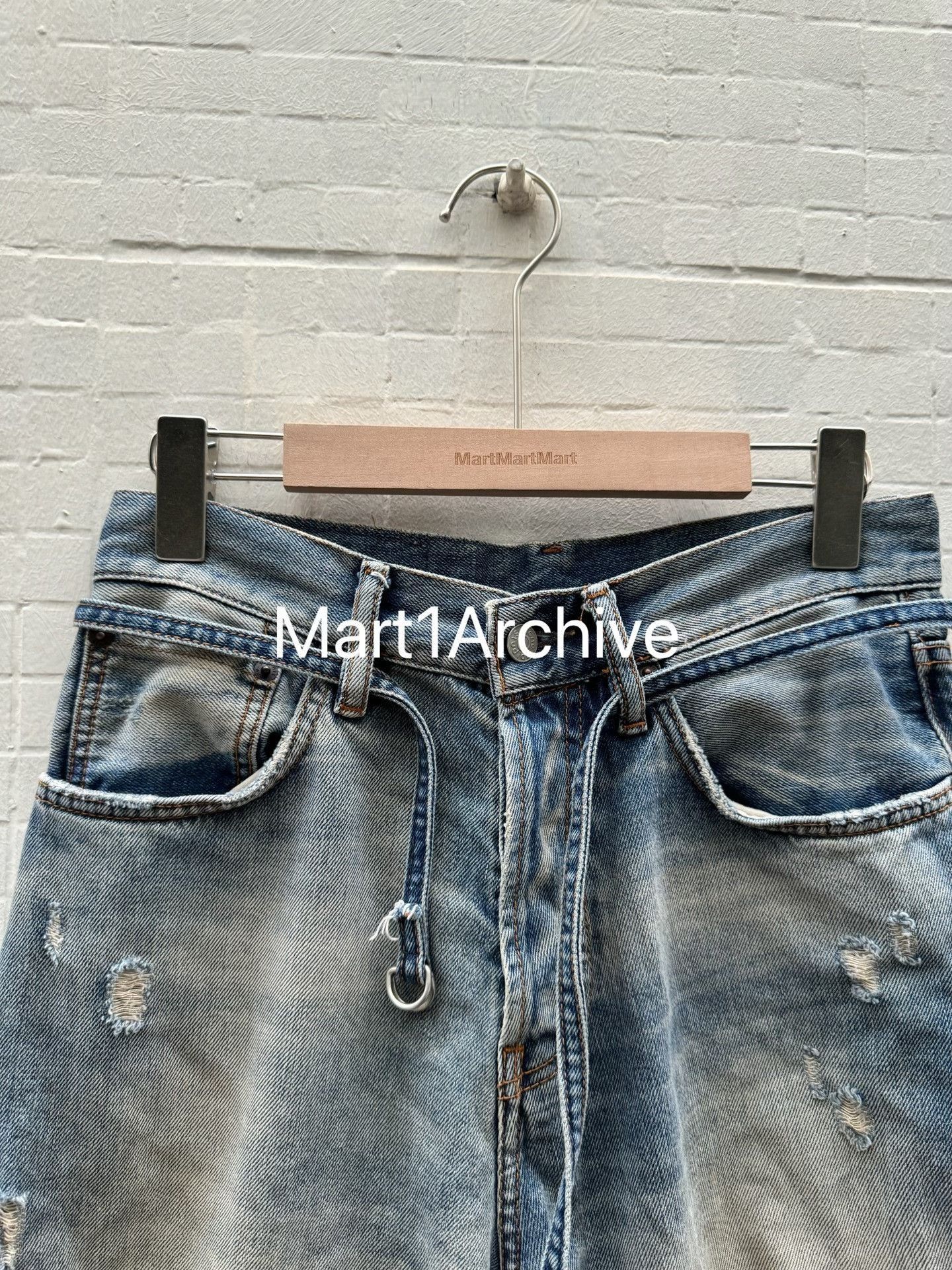 Acne Studios Distressed Blue Denim Jeans in Size 28 Size US 28 / EU 44 - 5 Thumbnail
