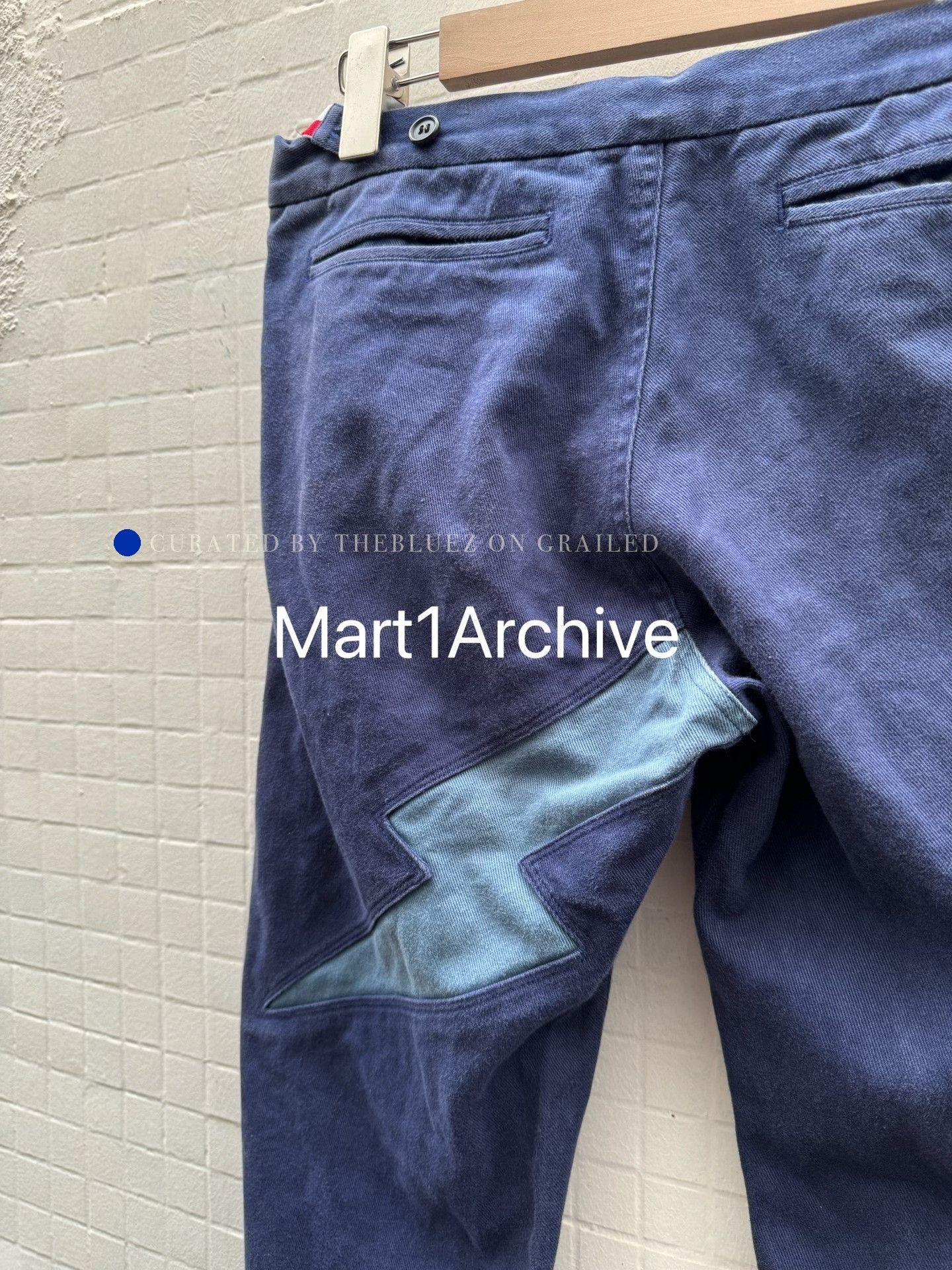 Undercover Lightning Patch Casual Pants in Blue Size US 32 / EU 48 - 5 Thumbnail