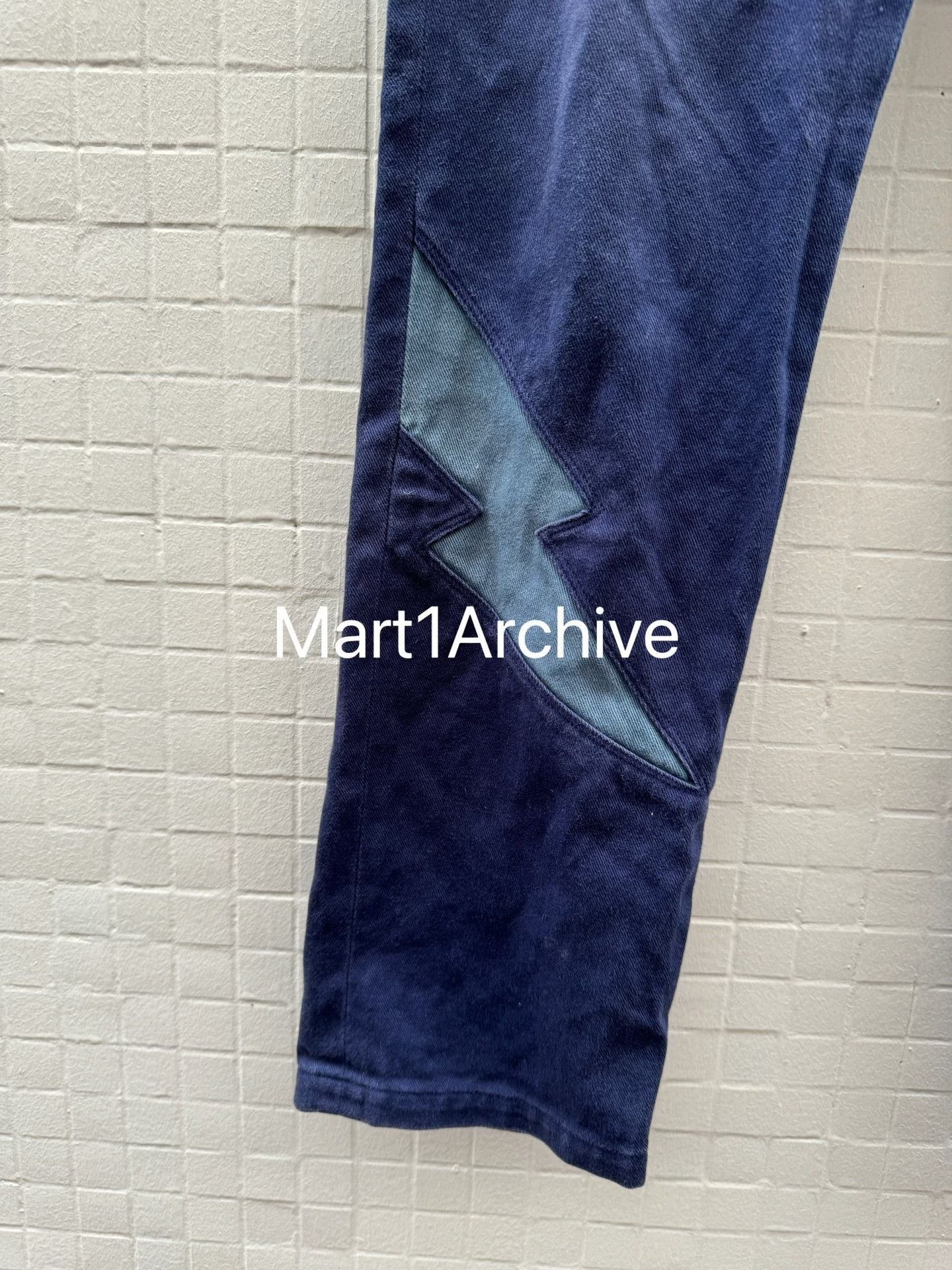 Undercover Lightning Patch Casual Pants in Blue Size US 32 / EU 48 - 4 Thumbnail