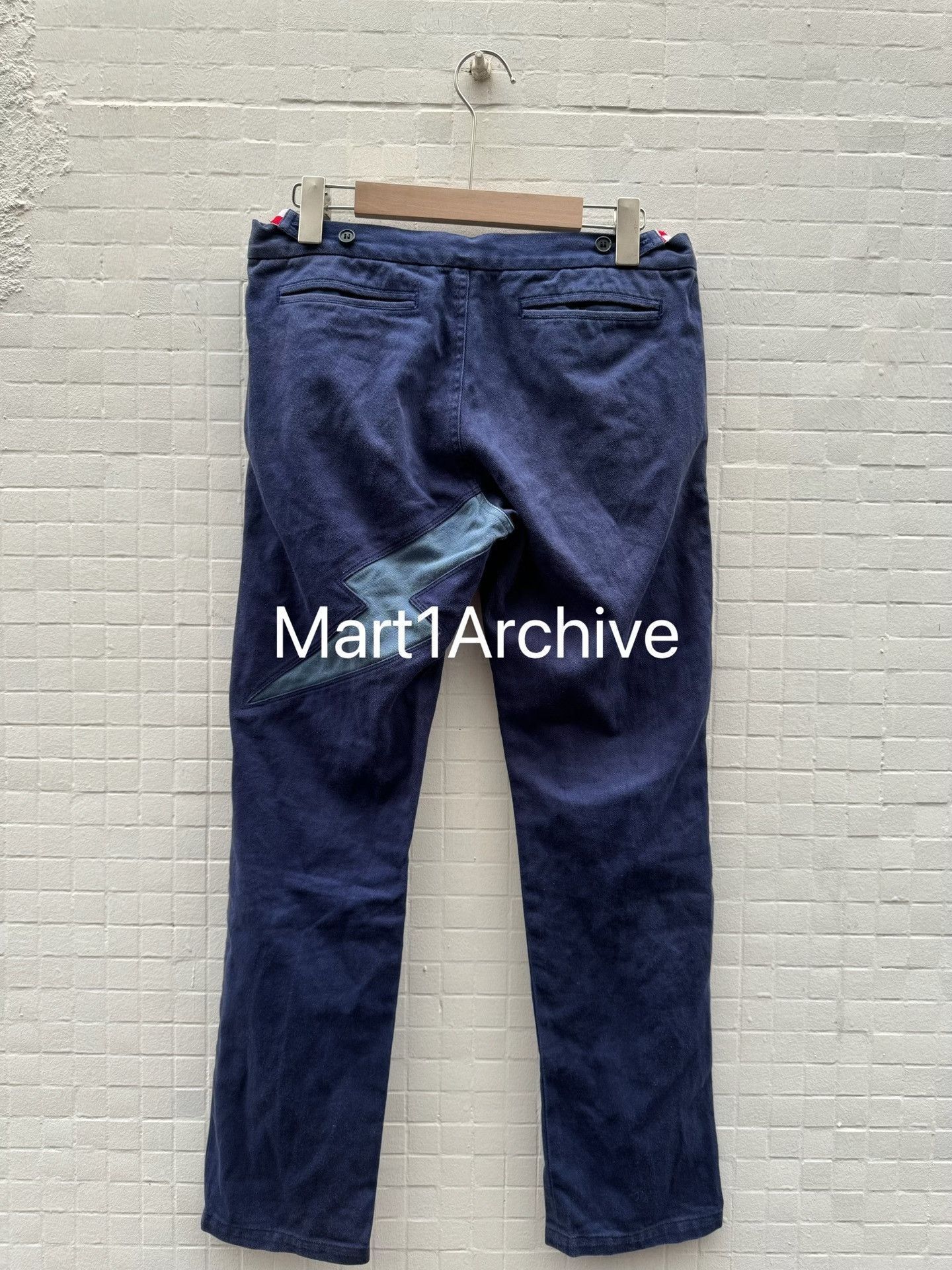 Undercover Lightning Patch Casual Pants in Blue Size US 32 / EU 48 - 3 Thumbnail