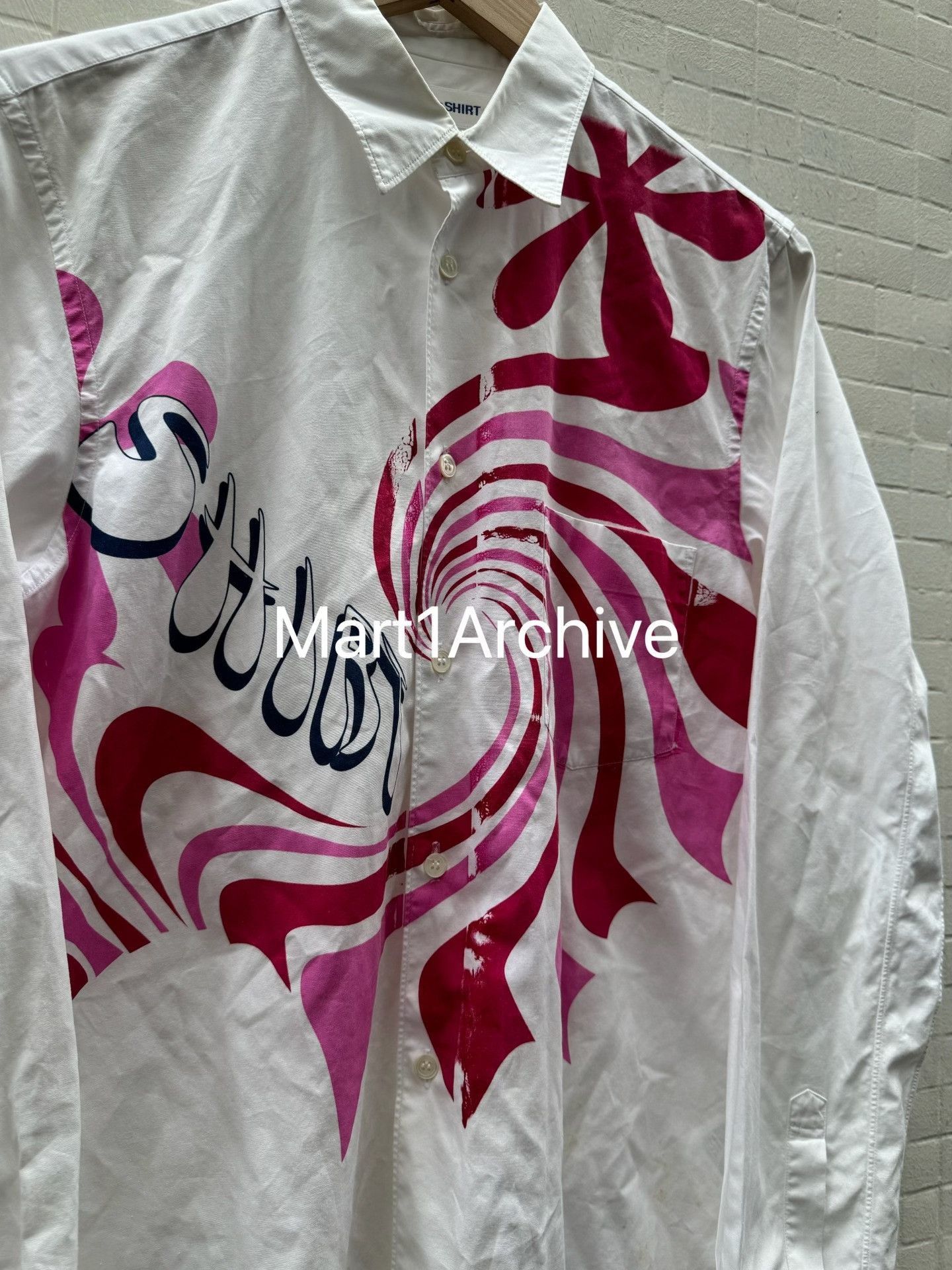 Comme des Garcons Colorful Spiral Print Button-Up Shirt Size US S / EU 44-46 / 1 - 4 Thumbnail