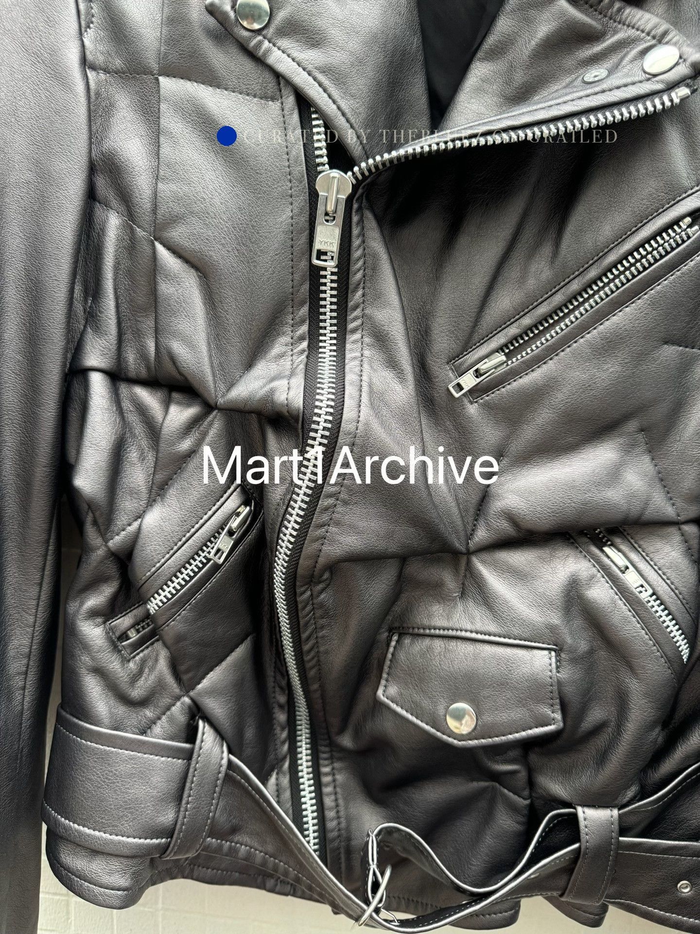 Comme des Garcons Paneled Faux Leather Jacket in Black Size US L / EU 52-54 / 3 - 4 Thumbnail