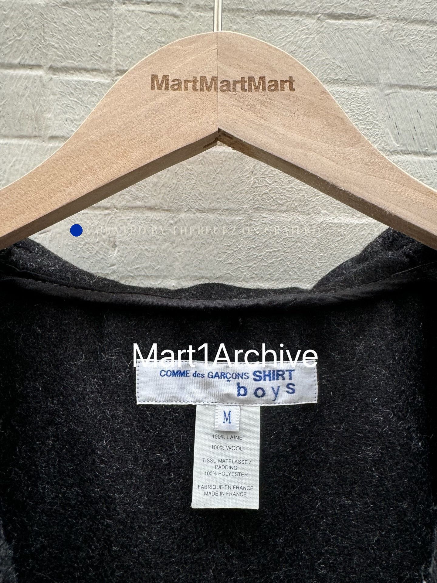 Comme des Garcons Wool Hooded Coat in Gray - Size M Size US M / EU 48-50 / 2 - 5 Thumbnail