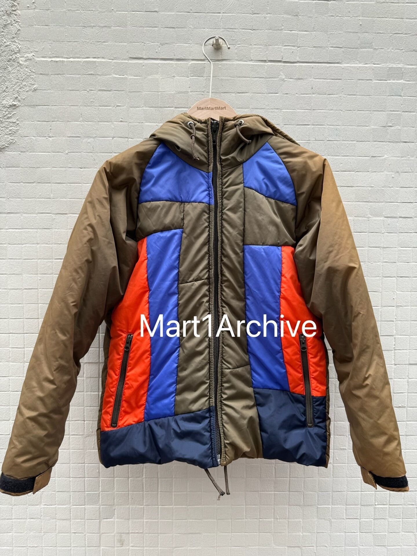 Comme des Garcons Colorblock Puffer Jacket in Multi Size US XS / EU 42 / 0 - 2 Thumbnail