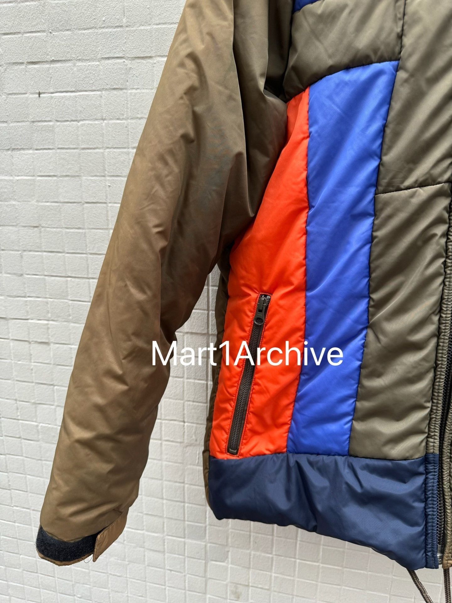 Comme des Garcons Colorblock Puffer Jacket in Multi Size US XS / EU 42 / 0 - 4 Thumbnail