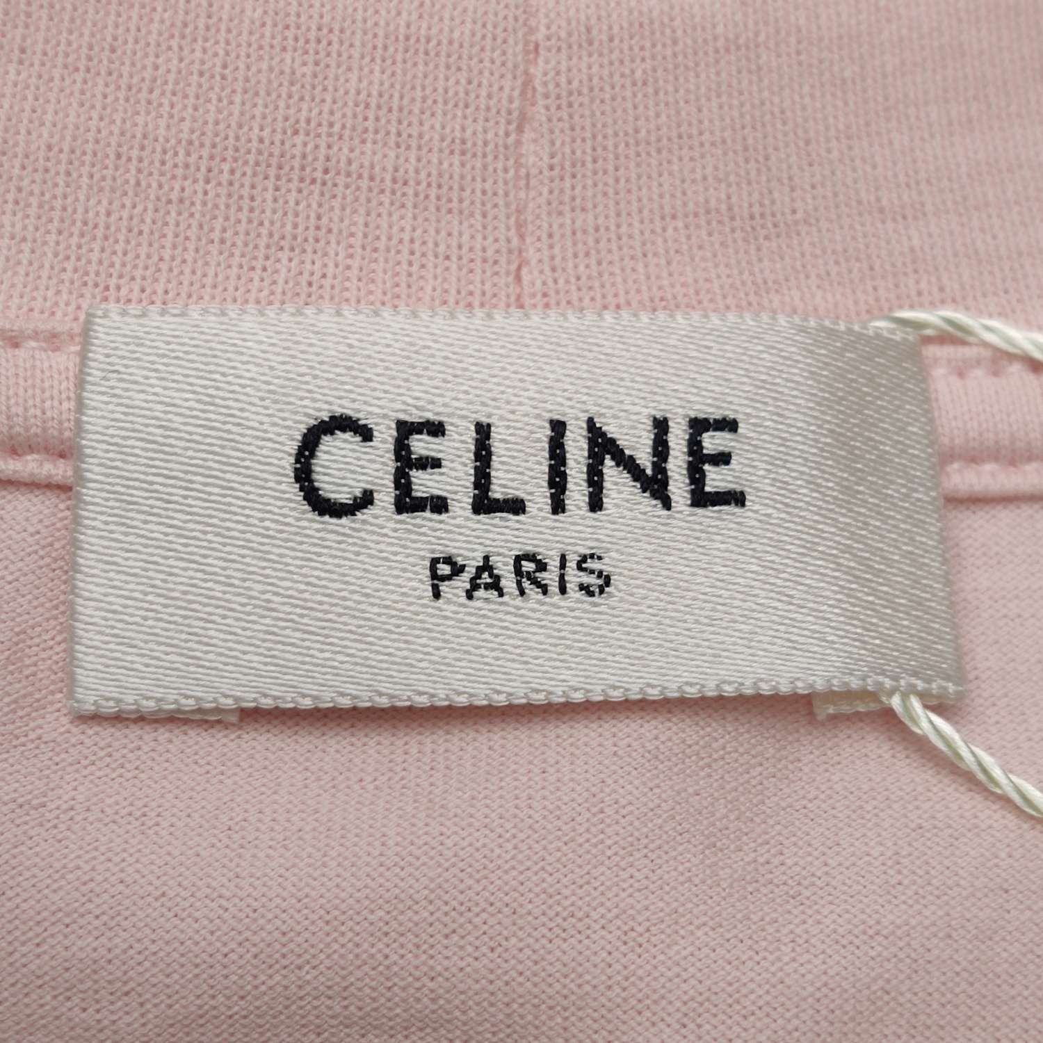 Celine Pink Graphic Tee with Celine Paris Logo Size US XL / EU 56 / 4 - 5 Thumbnail