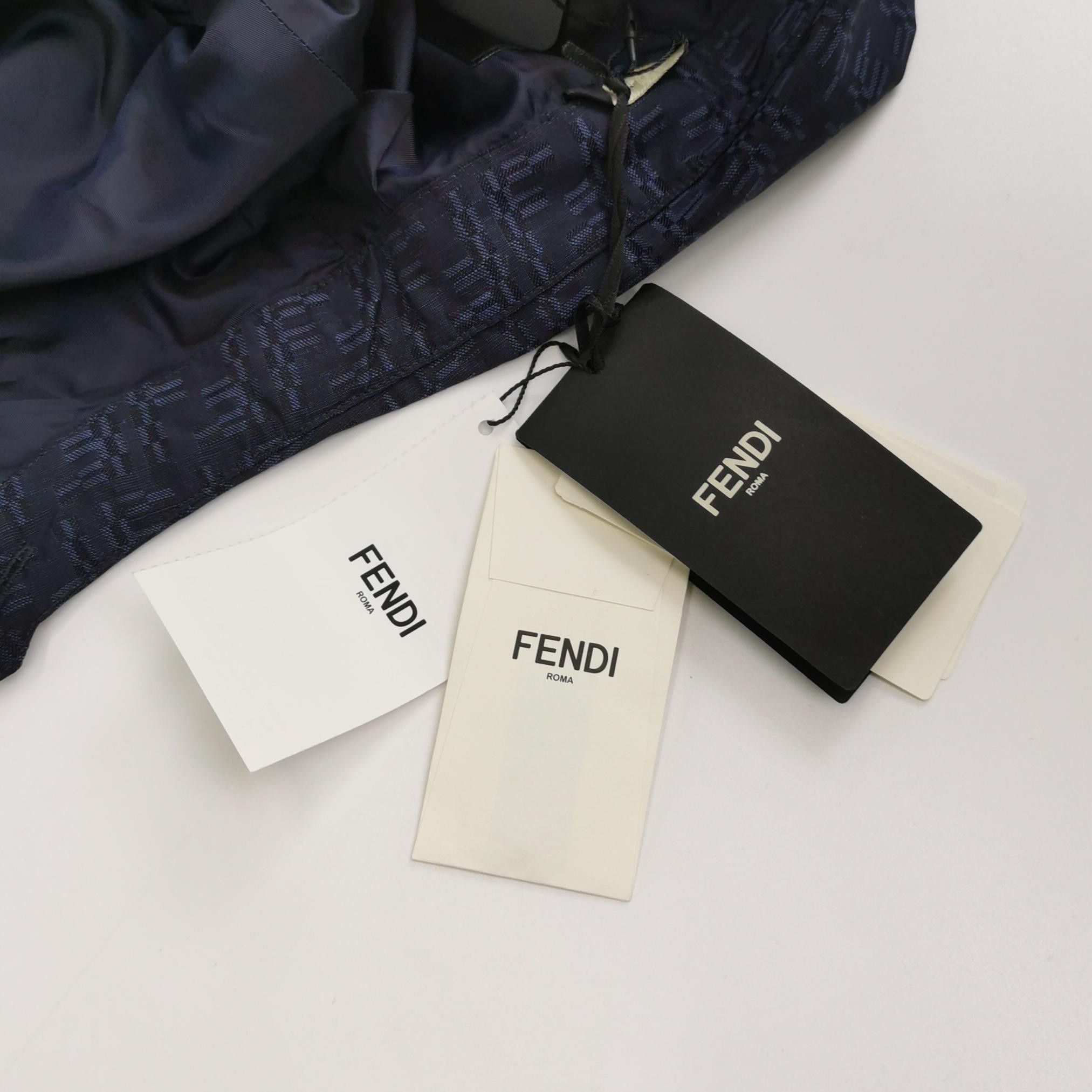 Fendi FF Logo Viscose Blend Jacket in Black Size US S / EU 44-46 / 1 - 4 Thumbnail